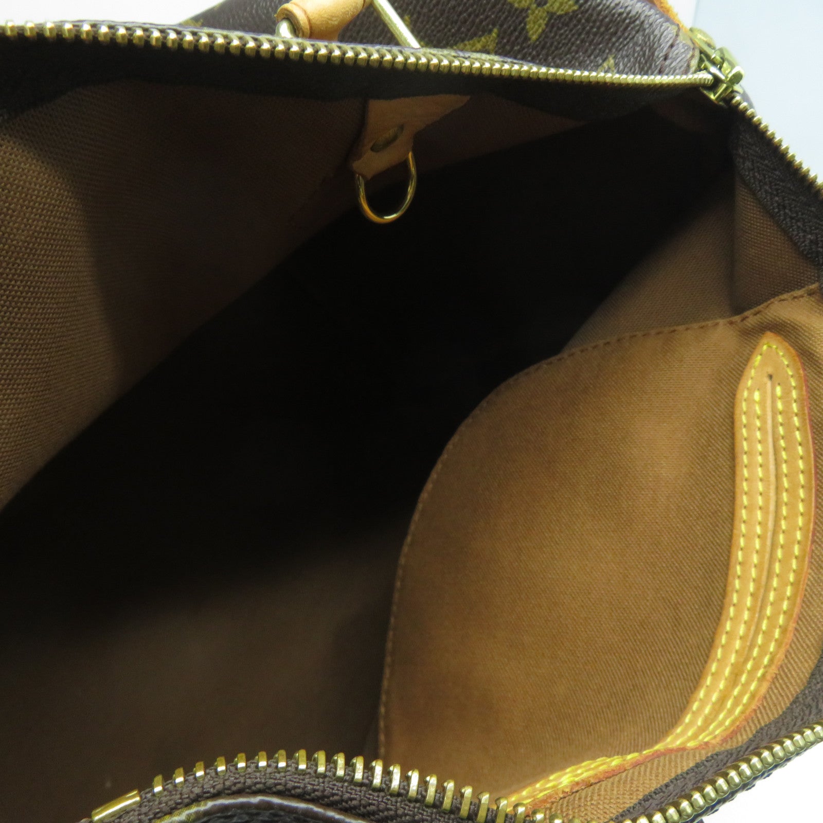 LOUIS VUITTON 【清倉大減價】Monogram Speedy 30金扣手挽袋啡色