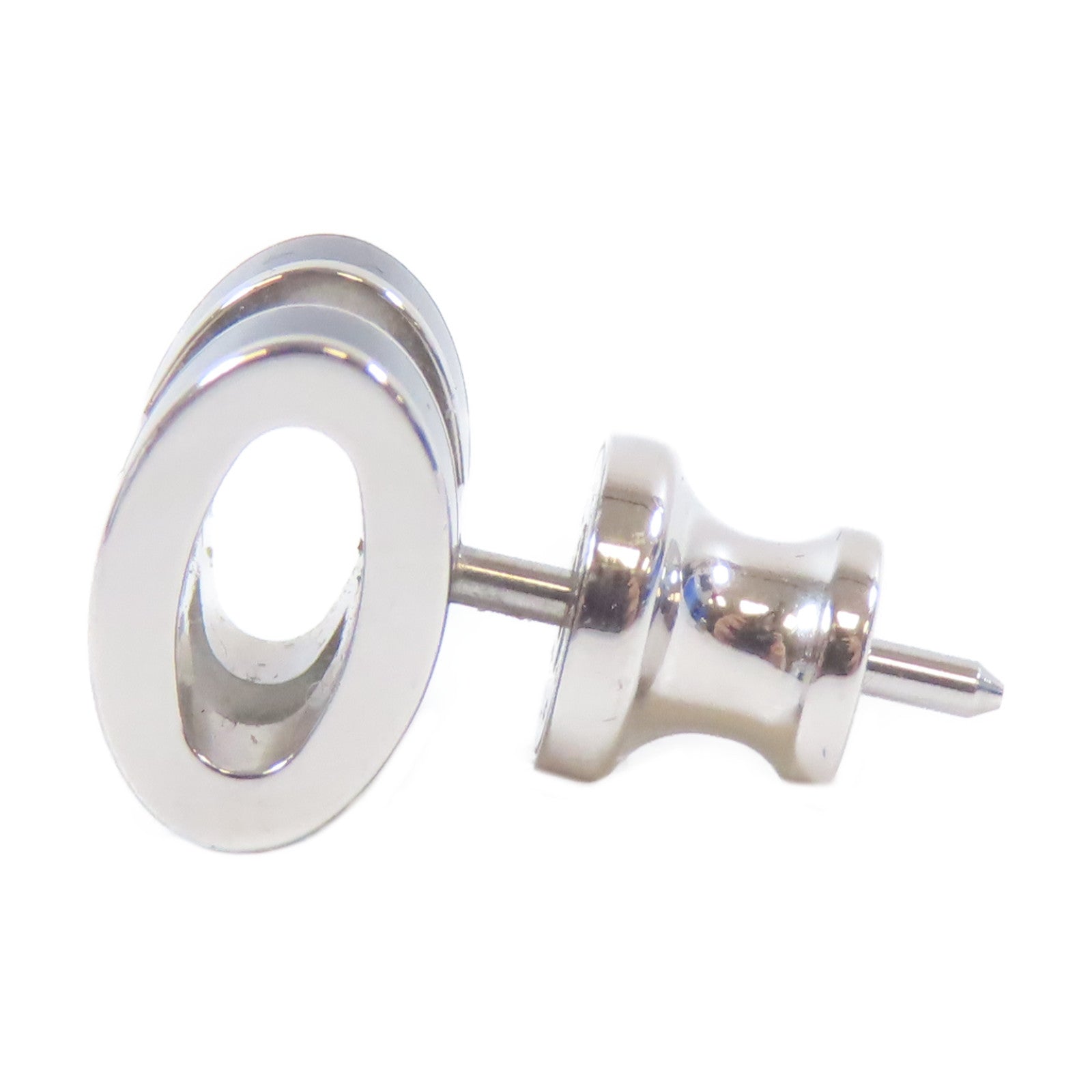 HERMES 金屬Pop H Pierced Earrings耳環黑色