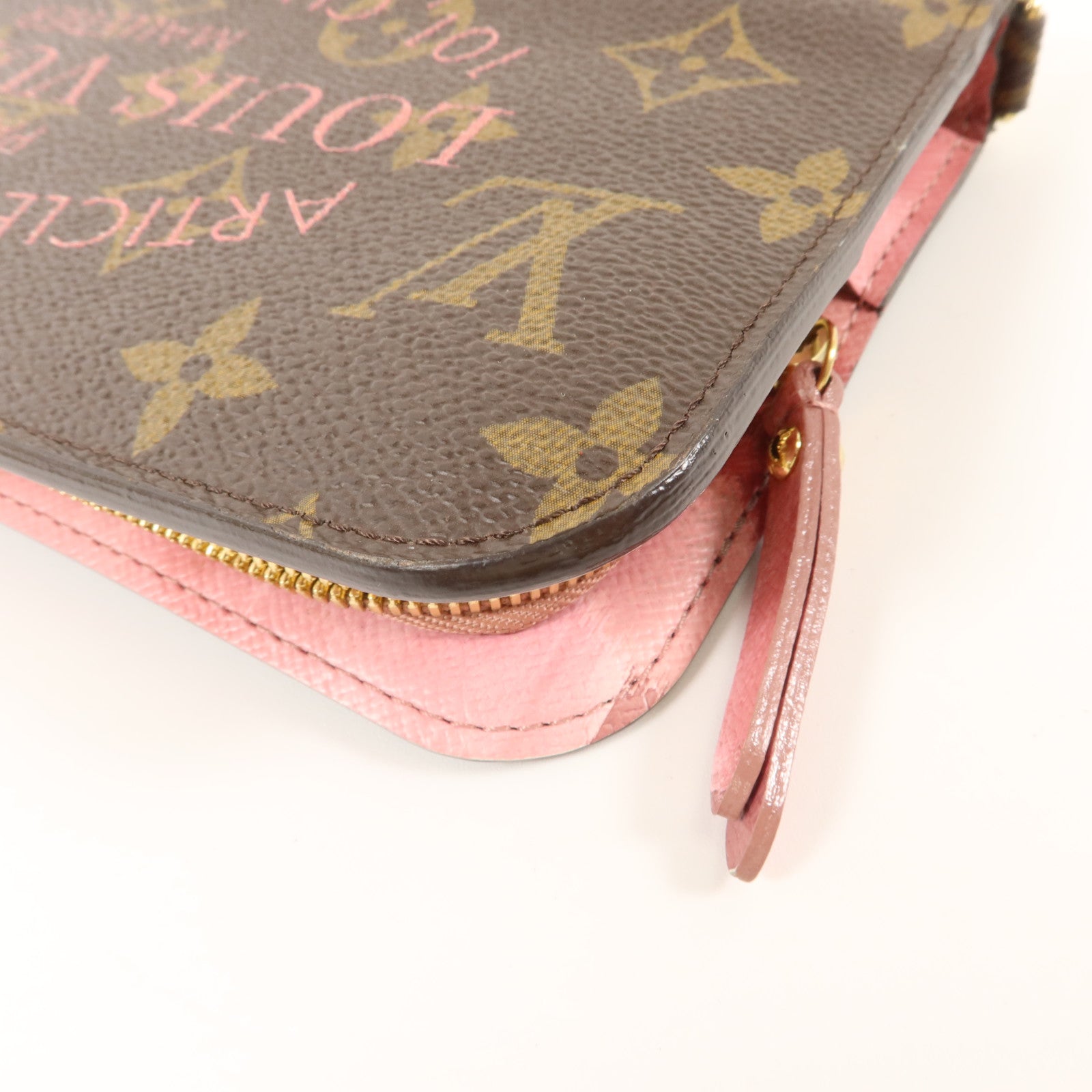 LOUIS VUITTON Monogram Ikat Insolite Long Wallet金扣長錢包