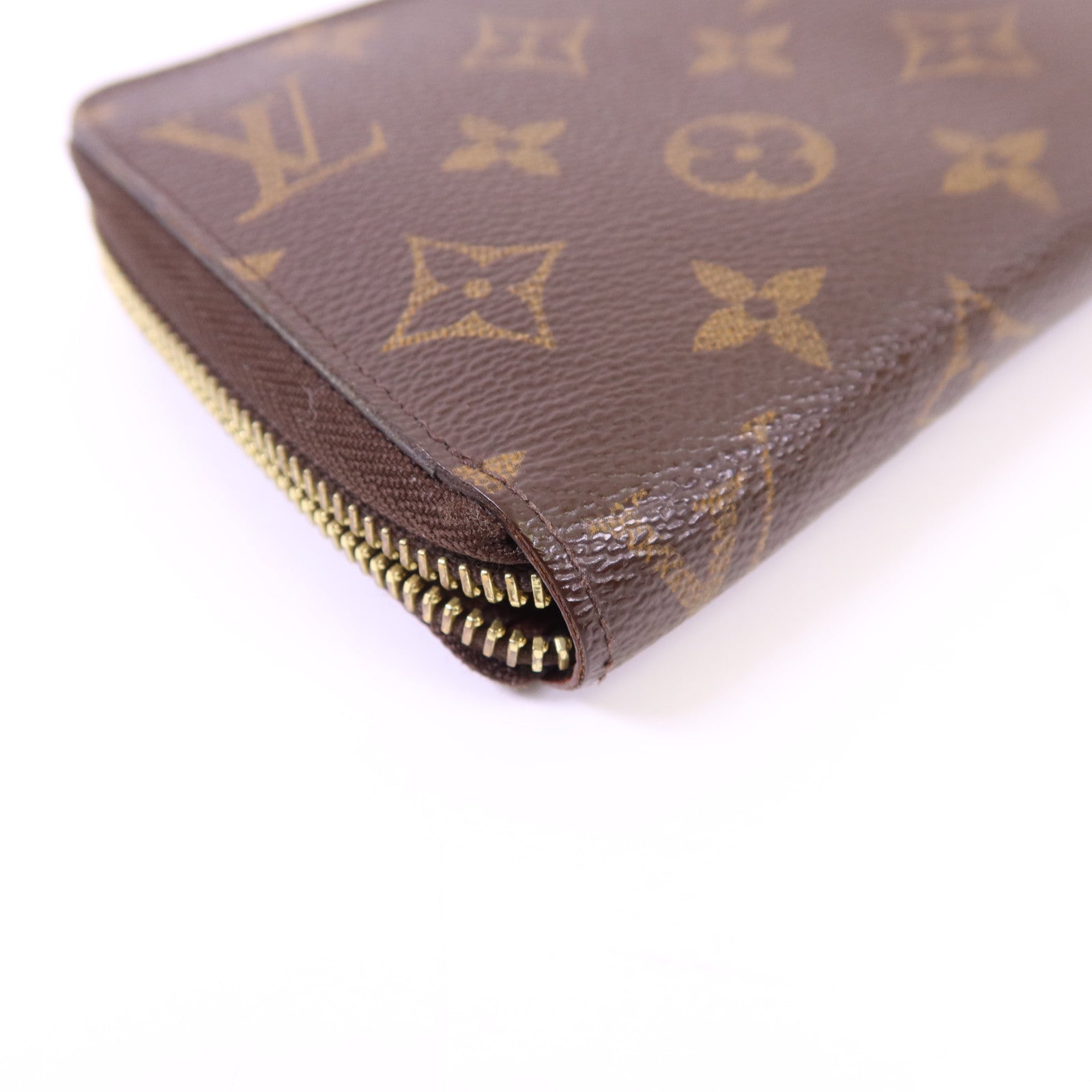 LOUIS VUITTON Monogram Zipper Long Wallet金扣長錢包
