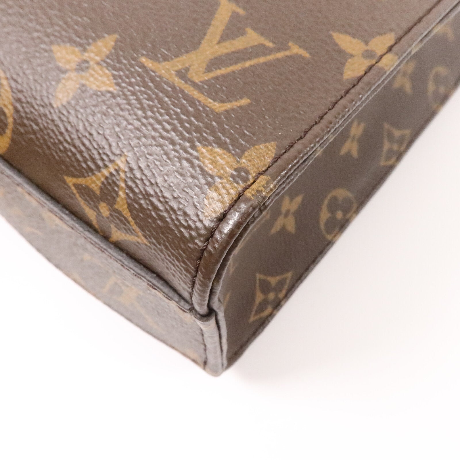 LOUIS VUITTON Monogram Sac Plat BB金扣手挽肩背兩用袋
