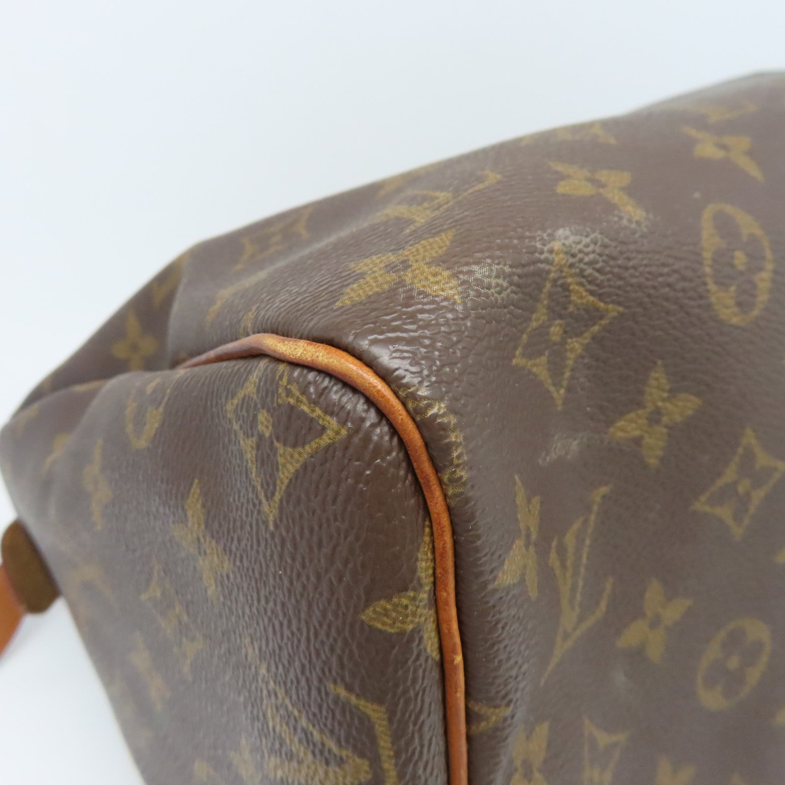 LOUIS VUITTON 【激減優惠】Monogram Speedy 30金扣手挽袋啡色