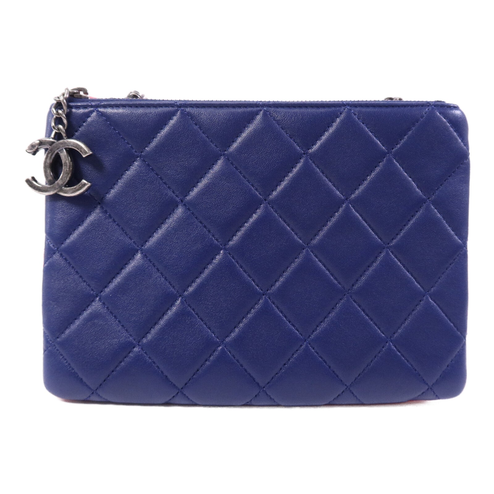 CHANEL 羊皮皮革Chain Shoulder鏈帶肩背袋