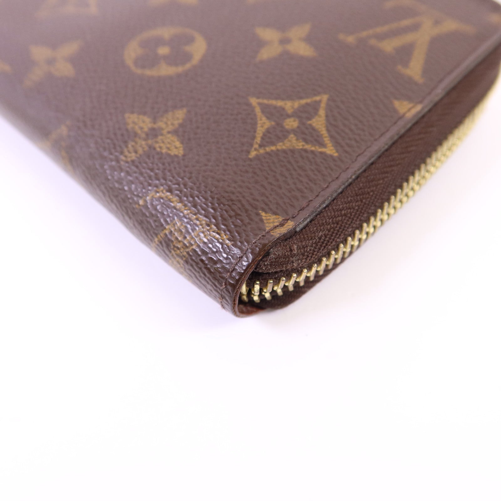 LOUIS VUITTON Monogram Zipper Long Wallet金扣長錢包