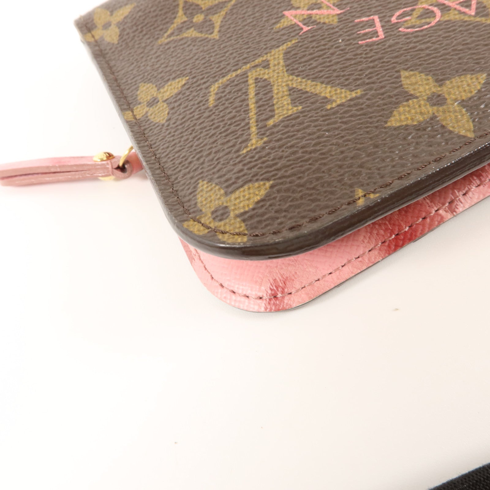 LOUIS VUITTON Monogram Ikat Insolite Long Wallet金扣長錢包