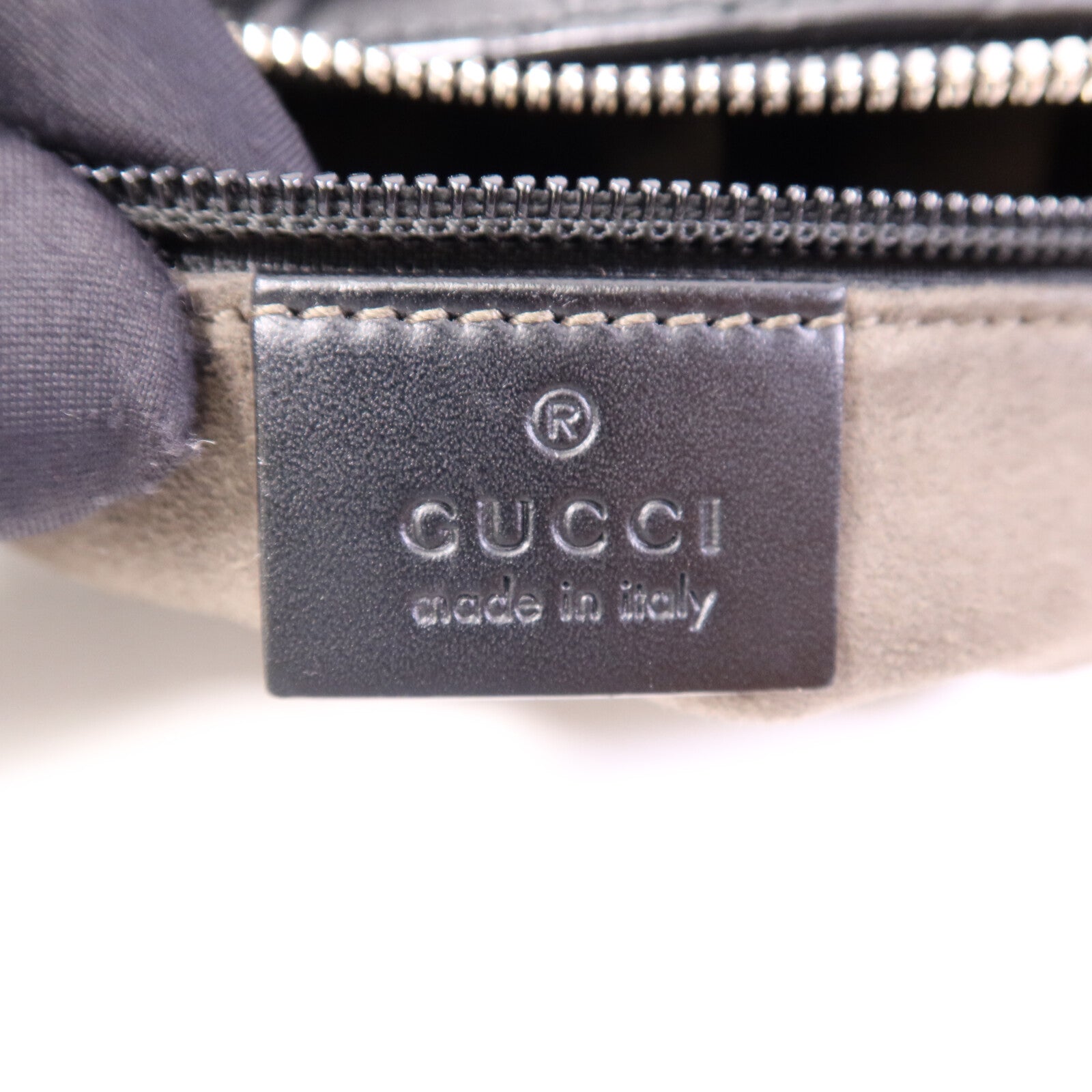 GUCCI 牛皮皮革Shoulder Bag銀扣肩背袋