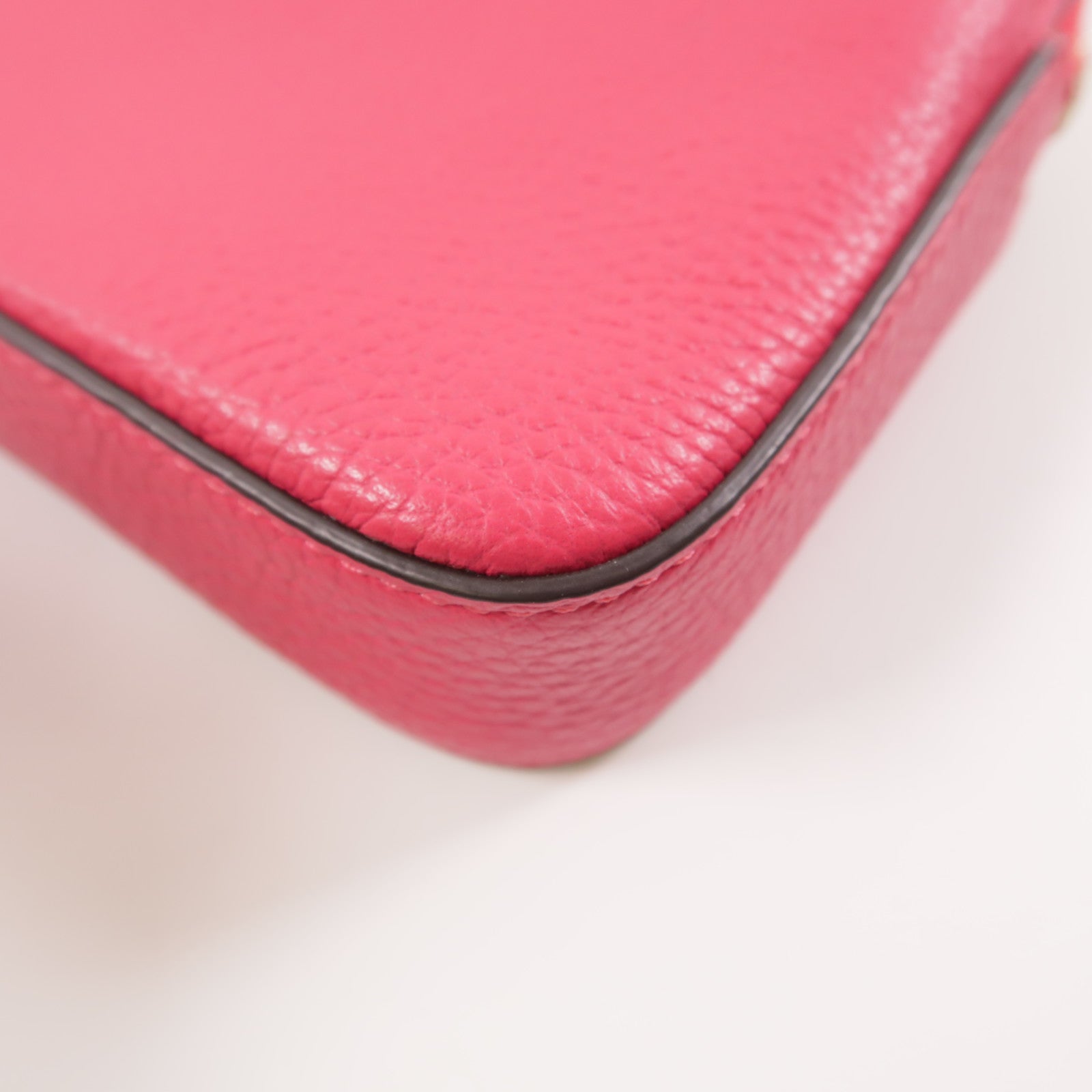 Kate Spade 牛皮皮革Shoulder Bag金扣肩背袋粉紅色