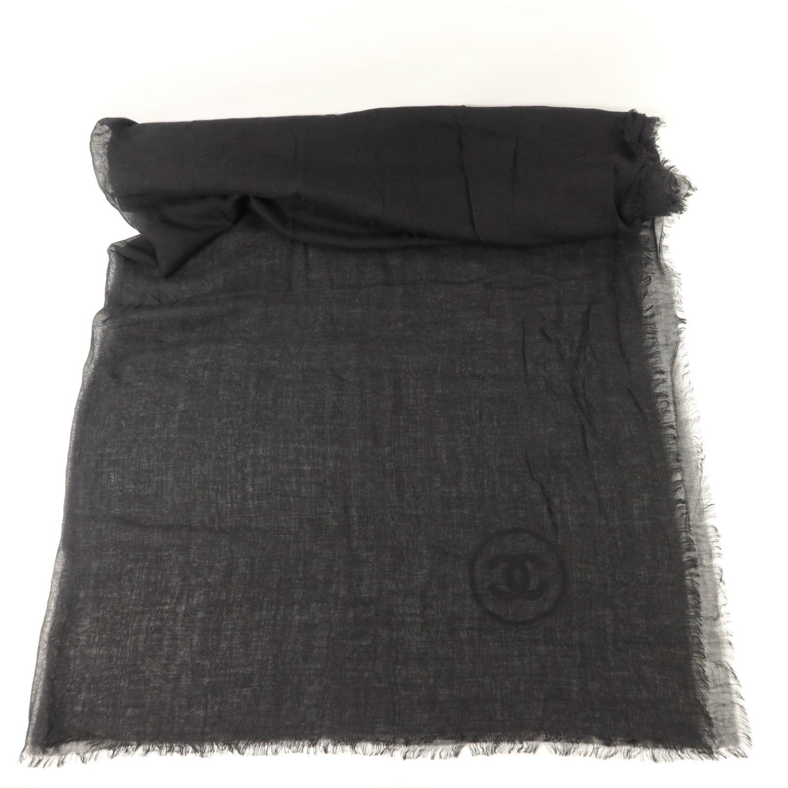 CHANEL 莫代爾布料/羊絨Christmas 2009 Scarf圍巾