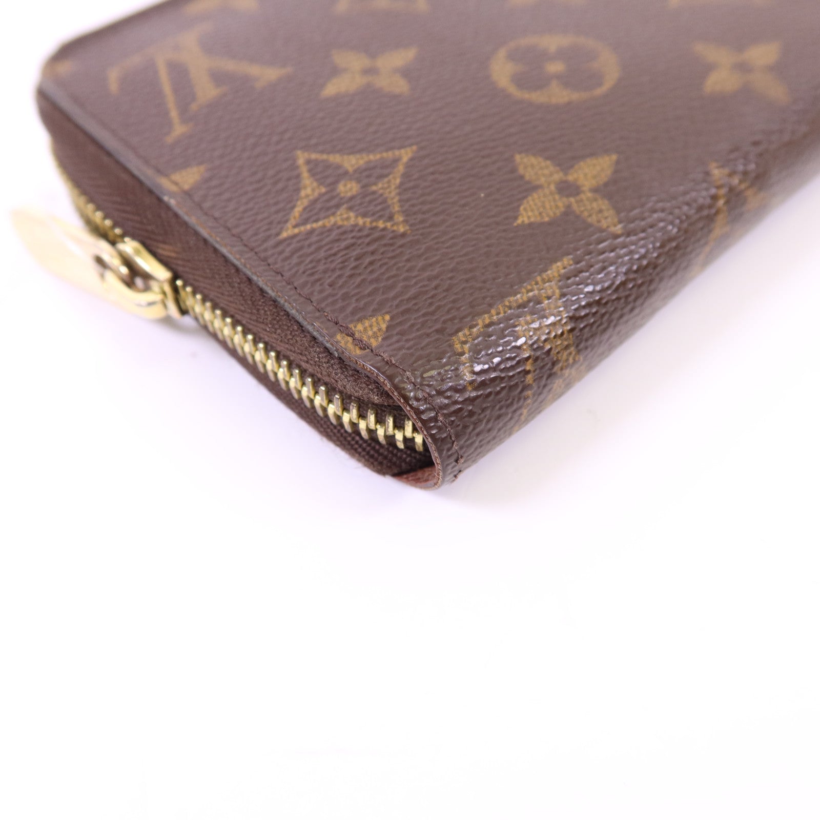LOUIS VUITTON Monogram Zipper Long Wallet金扣長錢包