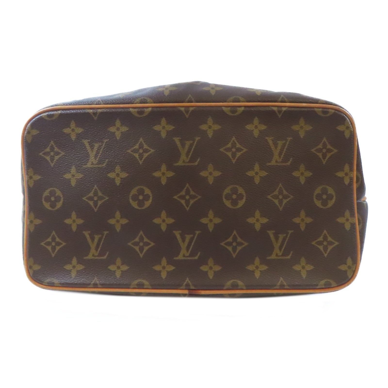 LOUIS VUITTON Monogram Palermo PM金扣手挽肩背兩用袋棕色