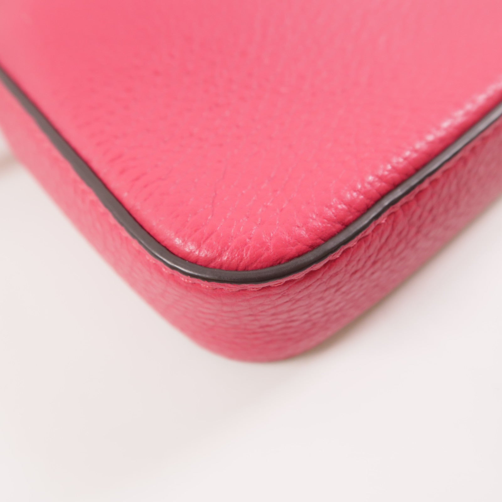 Kate Spade 牛皮皮革Shoulder Bag金扣肩背袋粉紅色