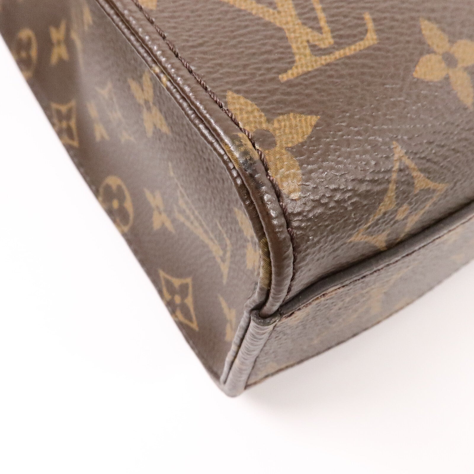 LOUIS VUITTON Monogram Sac Plat BB金扣手挽肩背兩用袋
