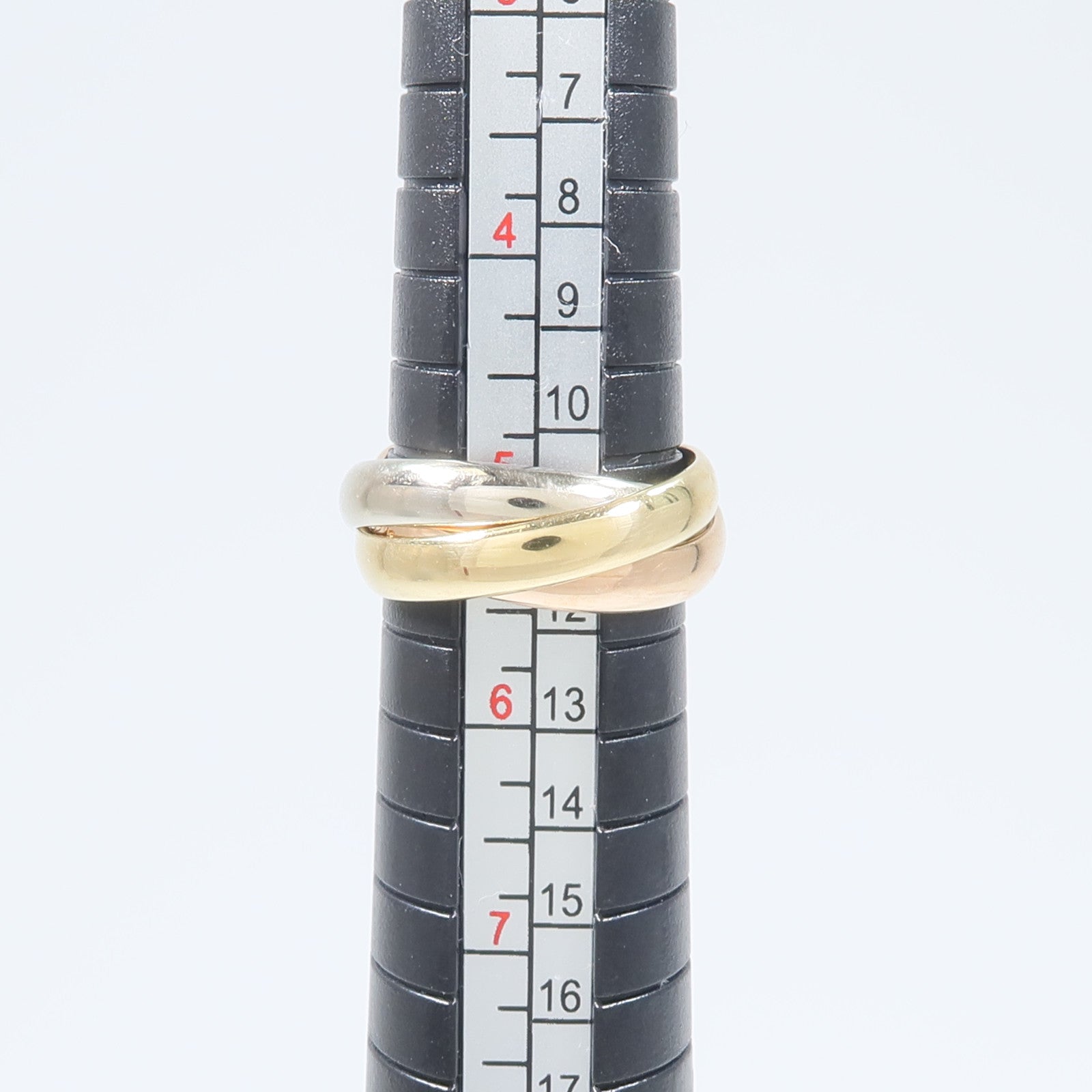 CARTIER 18K玫瑰金/白金/黃金Trinity Ring戒指Cartier