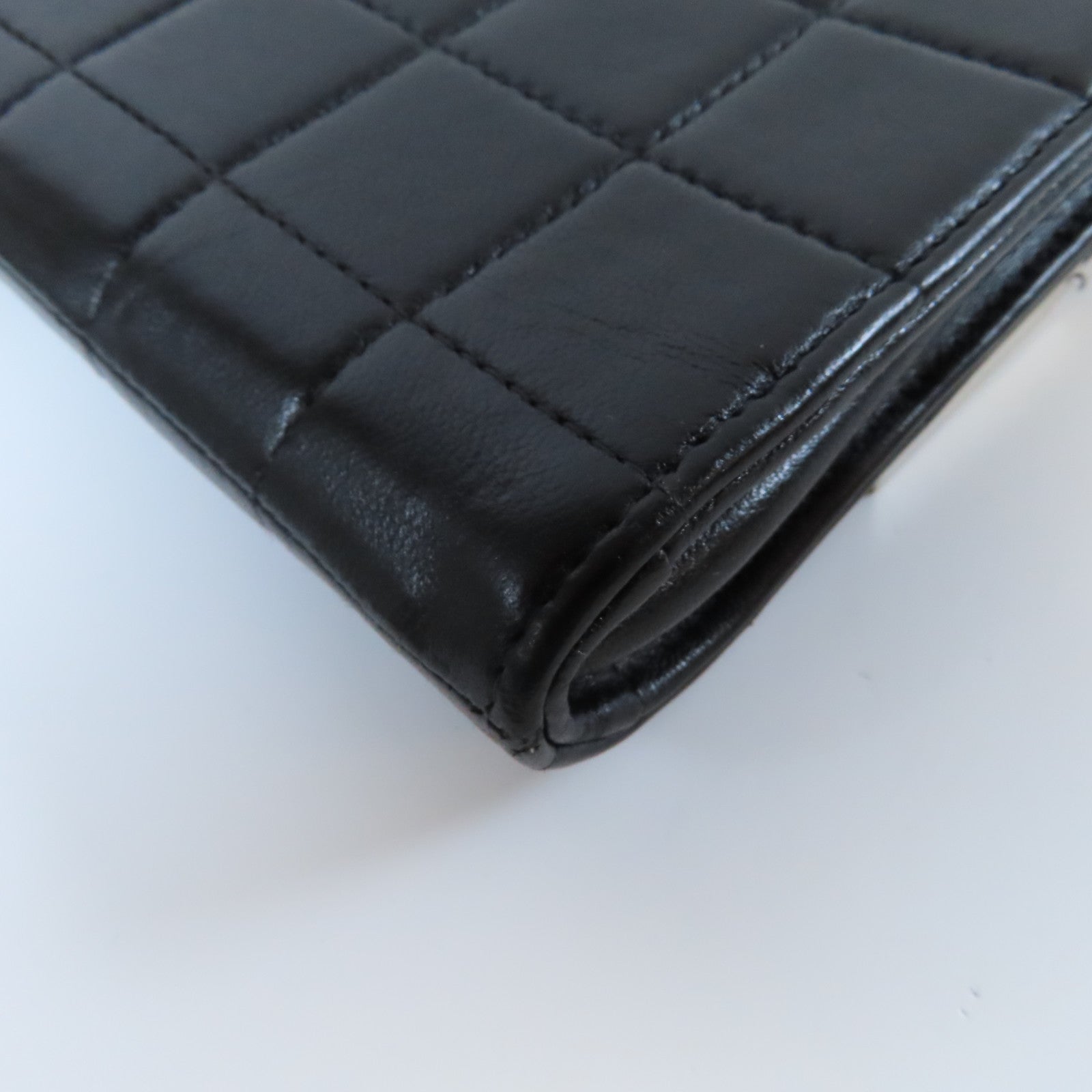 CHANEL 【激減優惠】羊皮皮革Chain Shoulder Bag銀扣鏈帶肩背袋黑色
