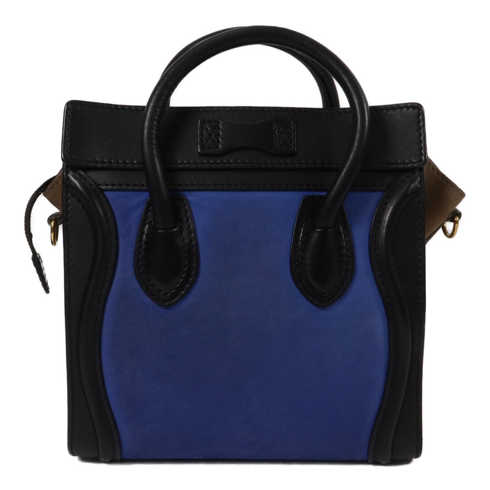CELINE 牛皮皮革Nano Luggage手挽肩背兩用袋