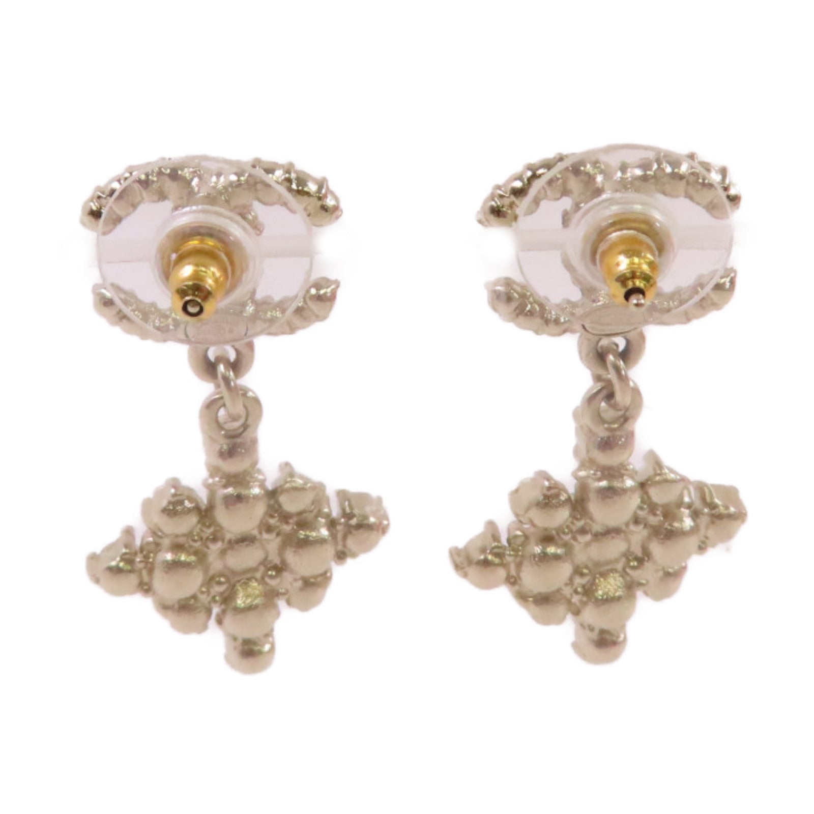 CHANEL 金屬/仿珍珠CC Earrings耳環金色/彩色