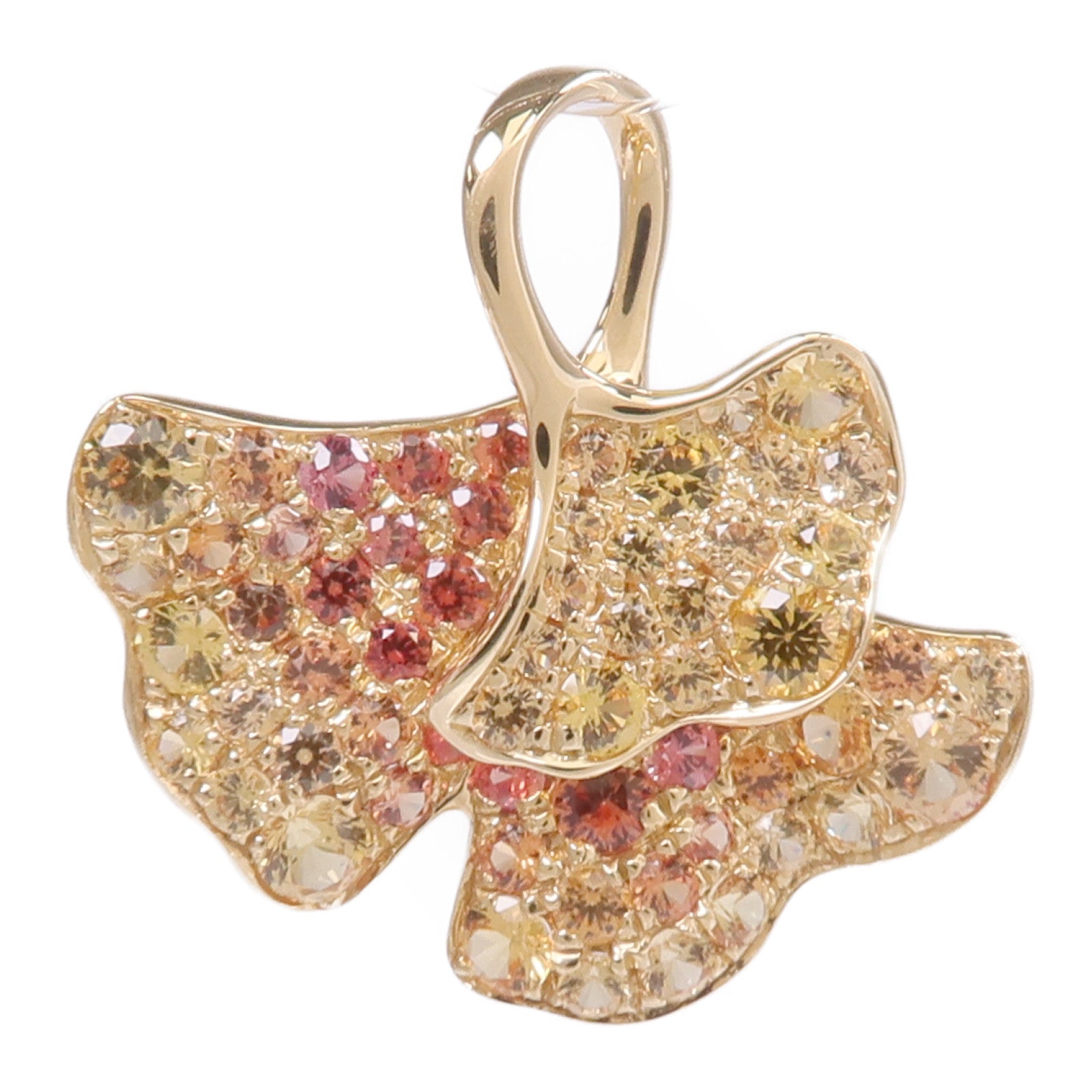 JEWELRY 18K黃金Pink Sapphire粉紅藍寶石吊墜
