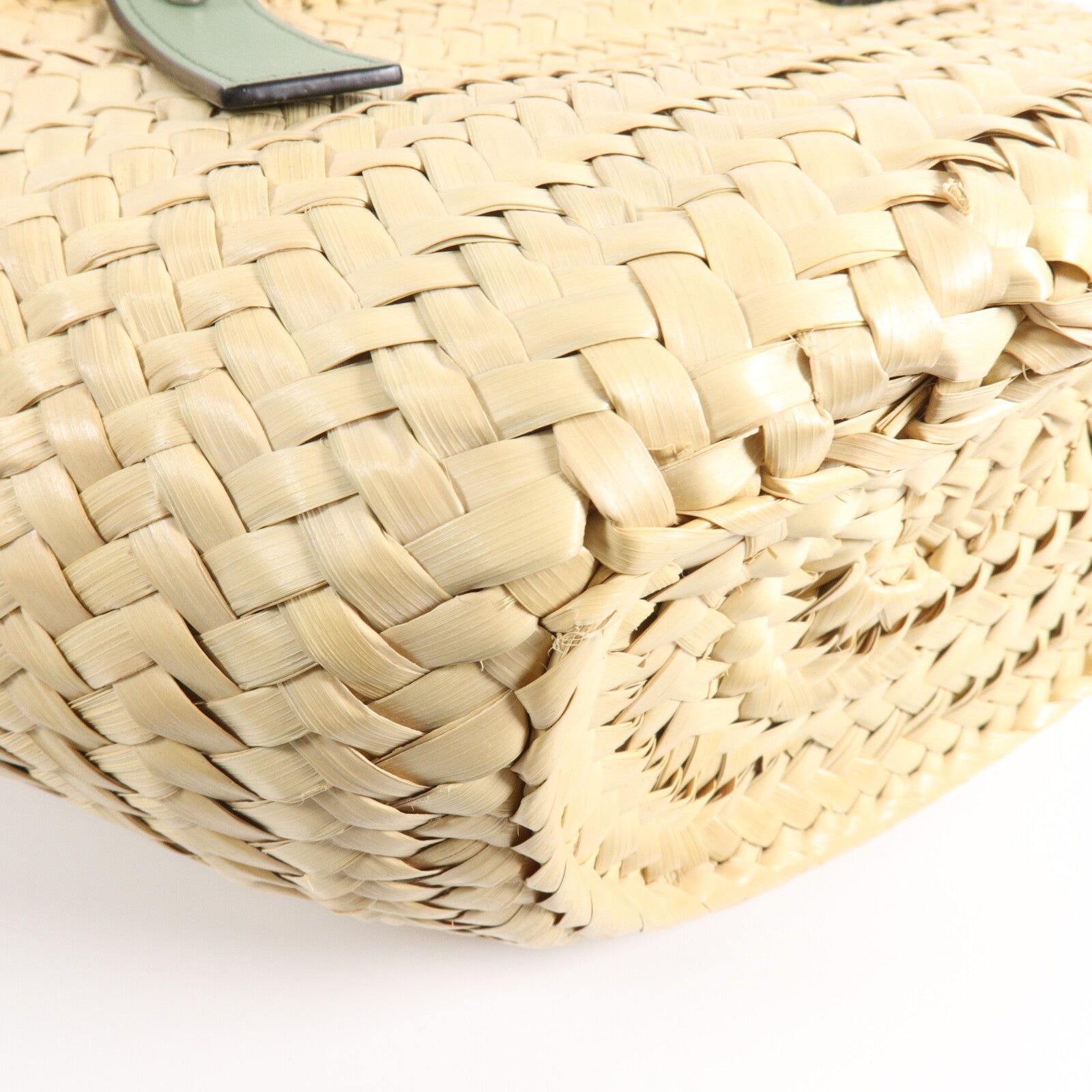 LOEWE 酒椰/皮革Basket Bag肩背袋/手挽袋