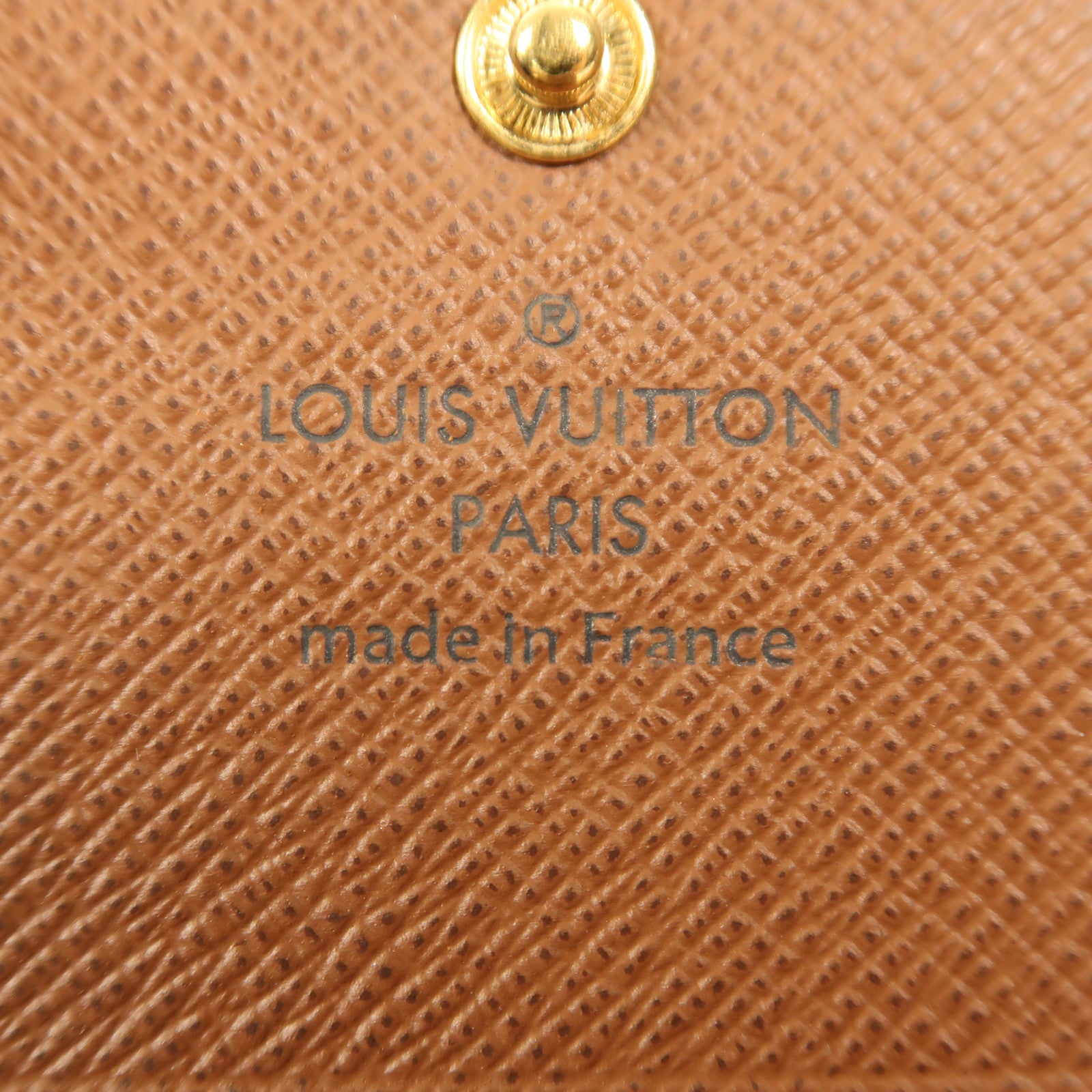 LOUIS VUITTON Monogram Porte Monnaie Insolite Wallet金扣錢包
