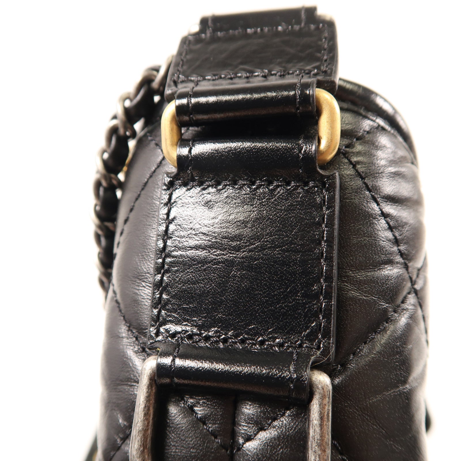 CHANEL 牛皮皮革Gabrielle Small鏈帶肩背袋