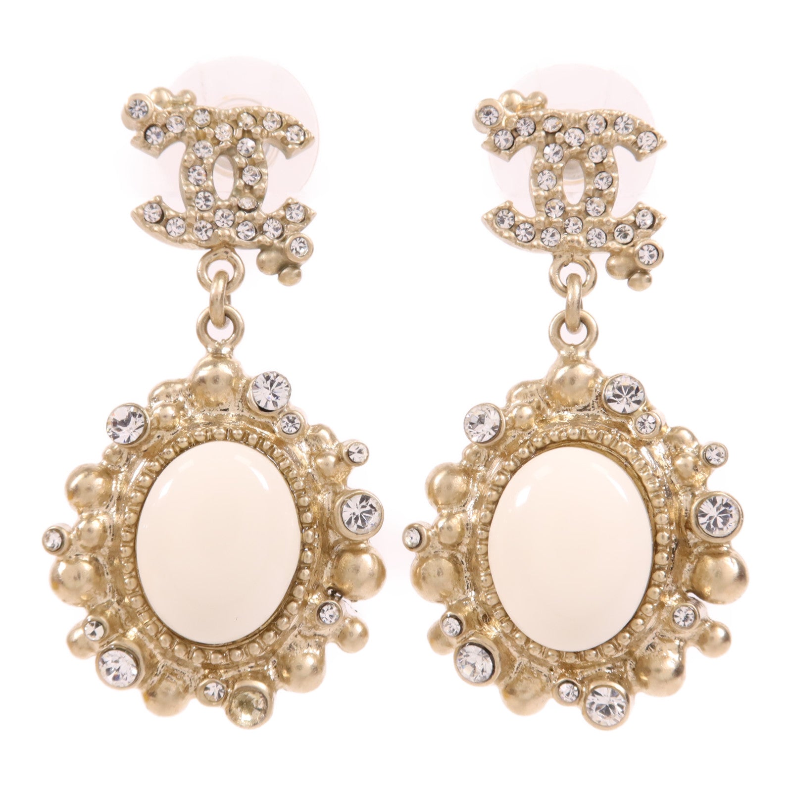 CHANEL 金屬/PVC Earrings耳環