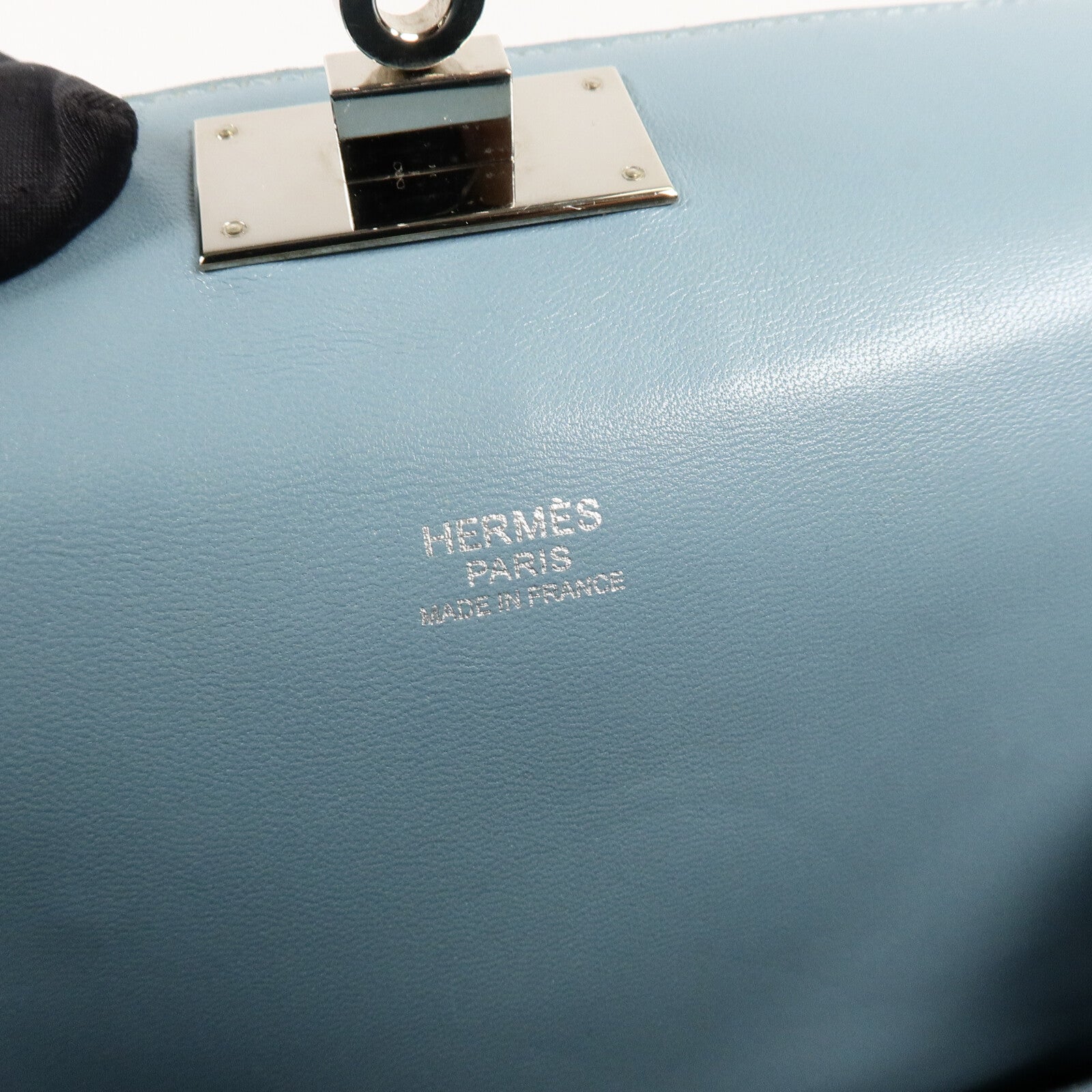 HERMES 麂皮/Swift皮革Tool Box 20手挽肩背兩用袋