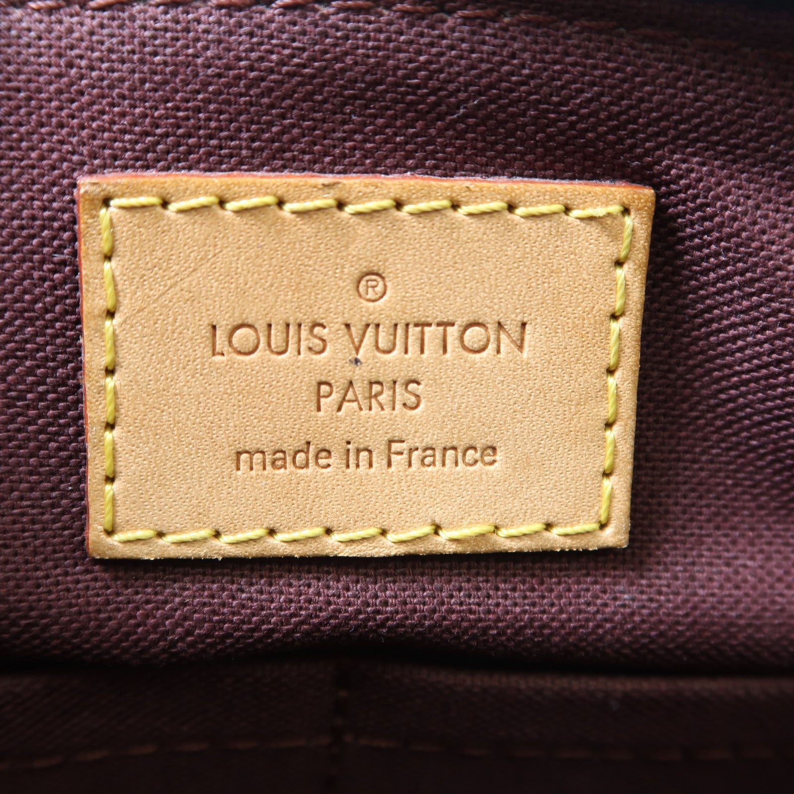 LOUIS VUITTON Monogram Turenne MM金扣手挽肩背兩用袋棕色