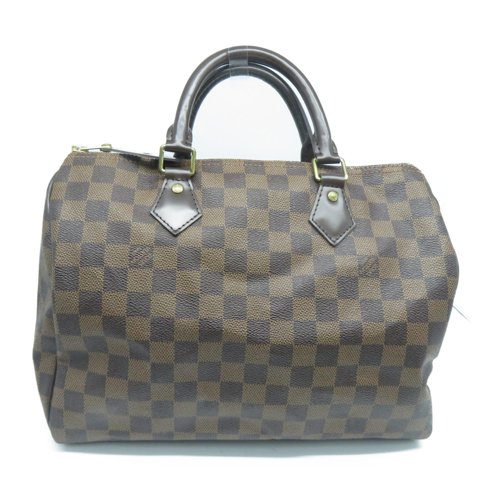 LOUIS VUITTON 【激減優惠】Damier Speedy 30金扣手挽袋啡色