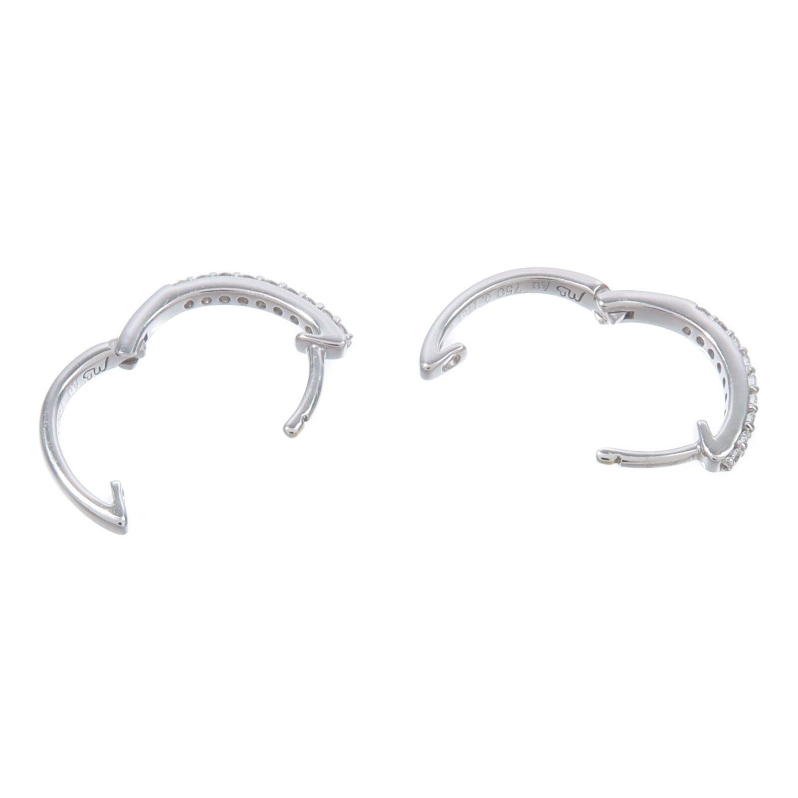 JEWELRY 18K白金Diamond Earrings鑽石耳環