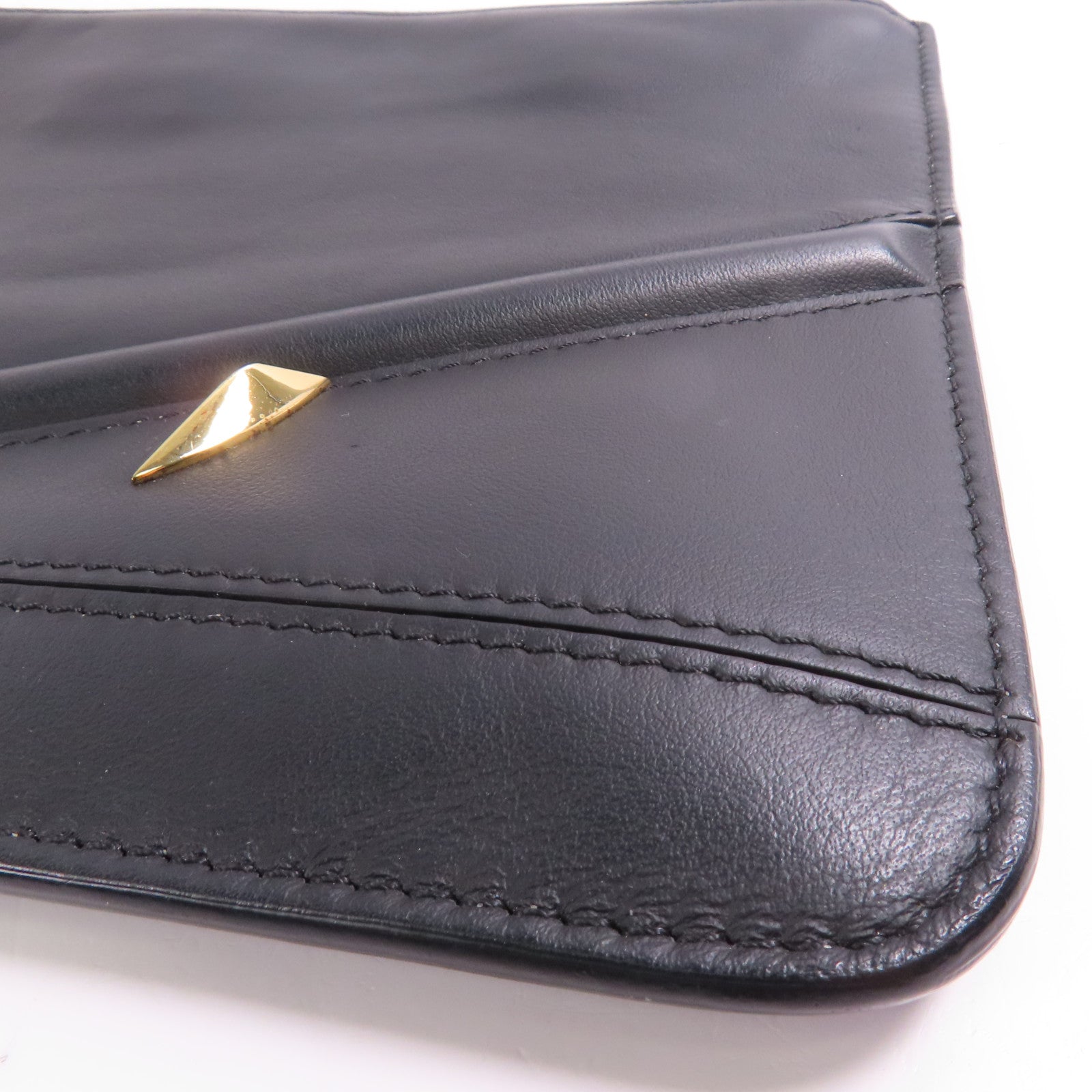 FENDI 牛皮皮革Clutch金扣手拿包