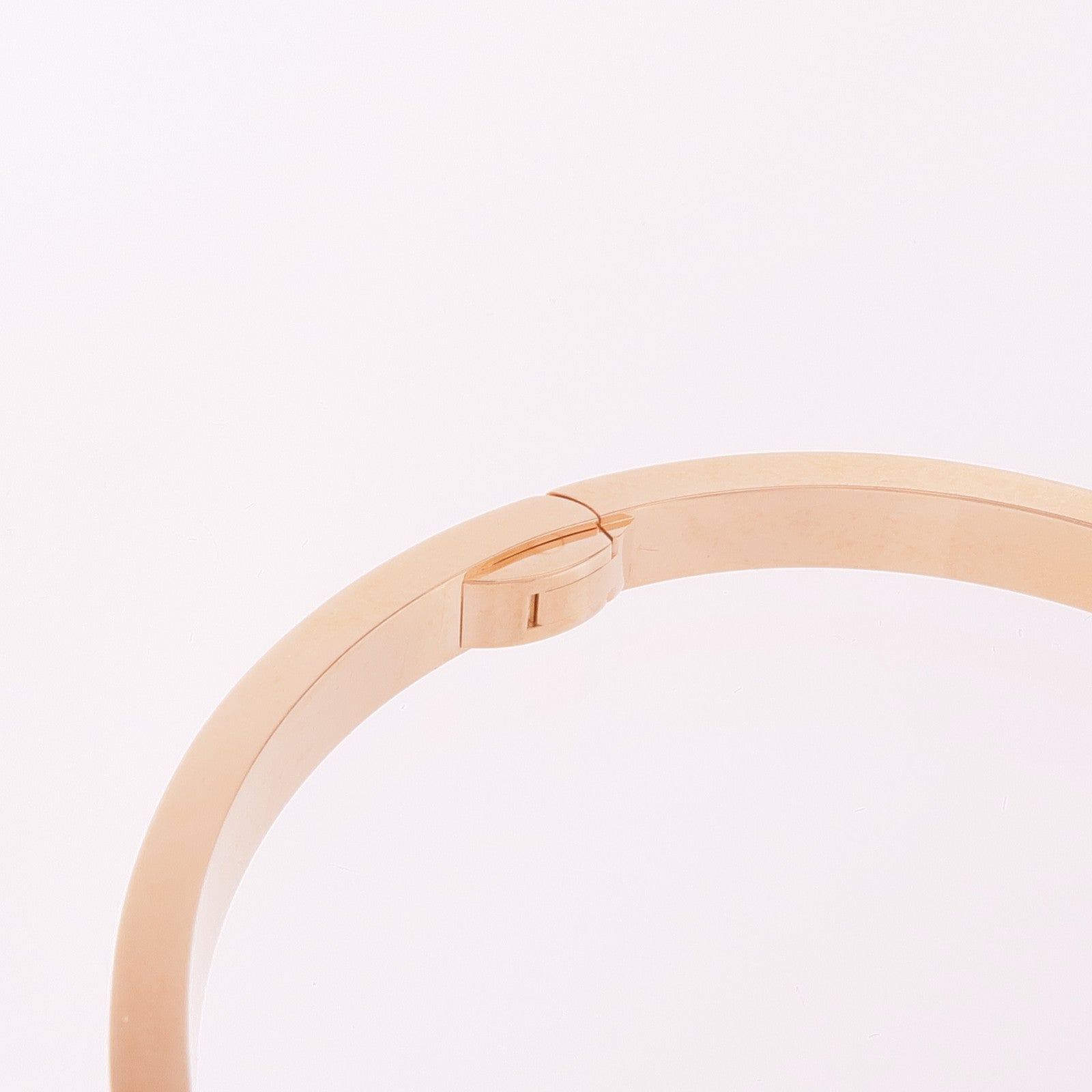 CARTIER 18K玫瑰金Love Bracelet Small Model Paved鑽石手鐲Cartier#16