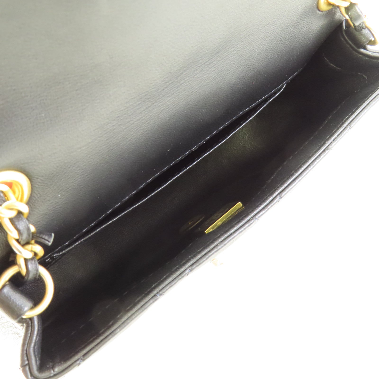 CHANEL 羊皮皮革Heart Charm Mini Flap金扣肩背袋