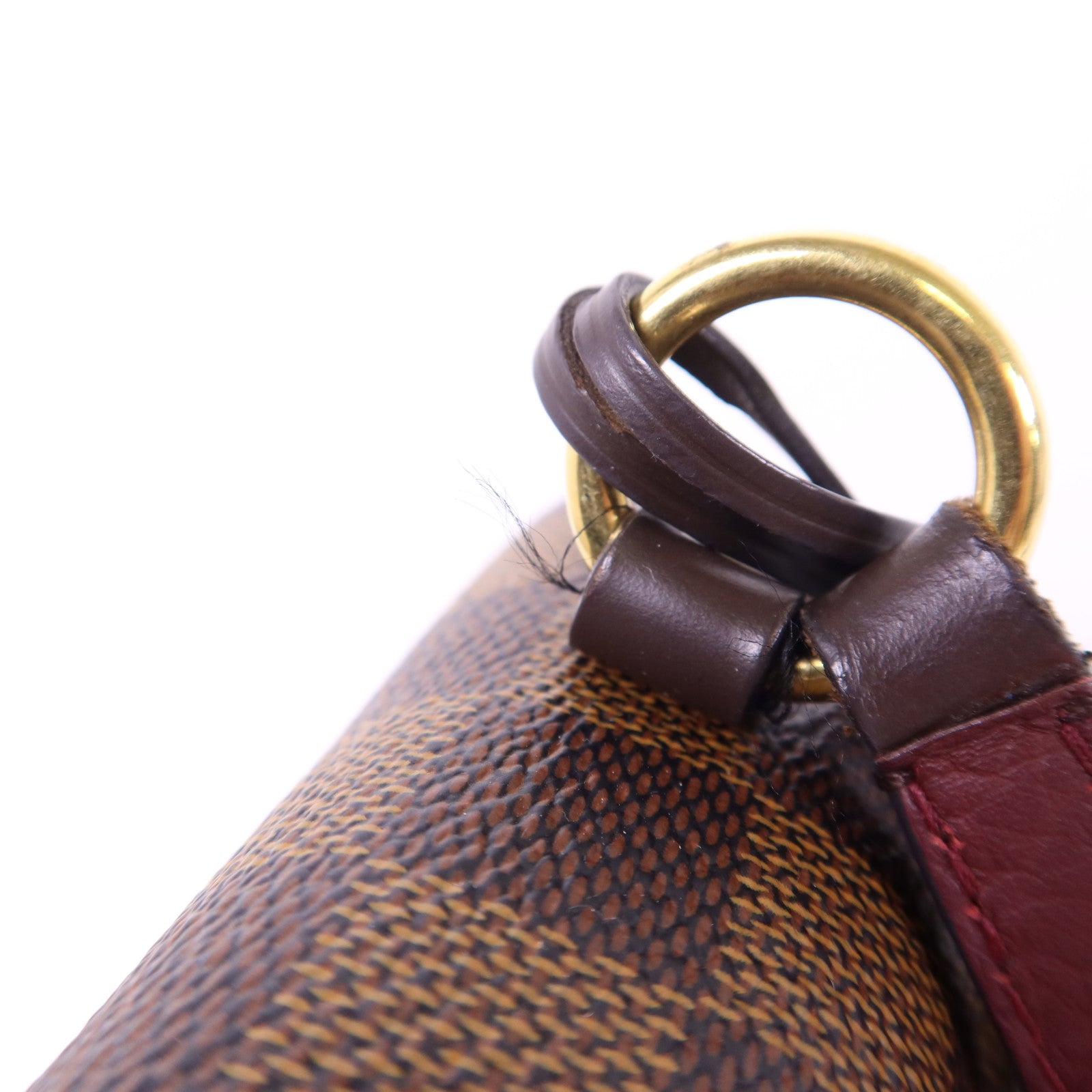 LOUIS VUITTON Damier Bond Street Magnolia金扣手挽肩背兩用袋