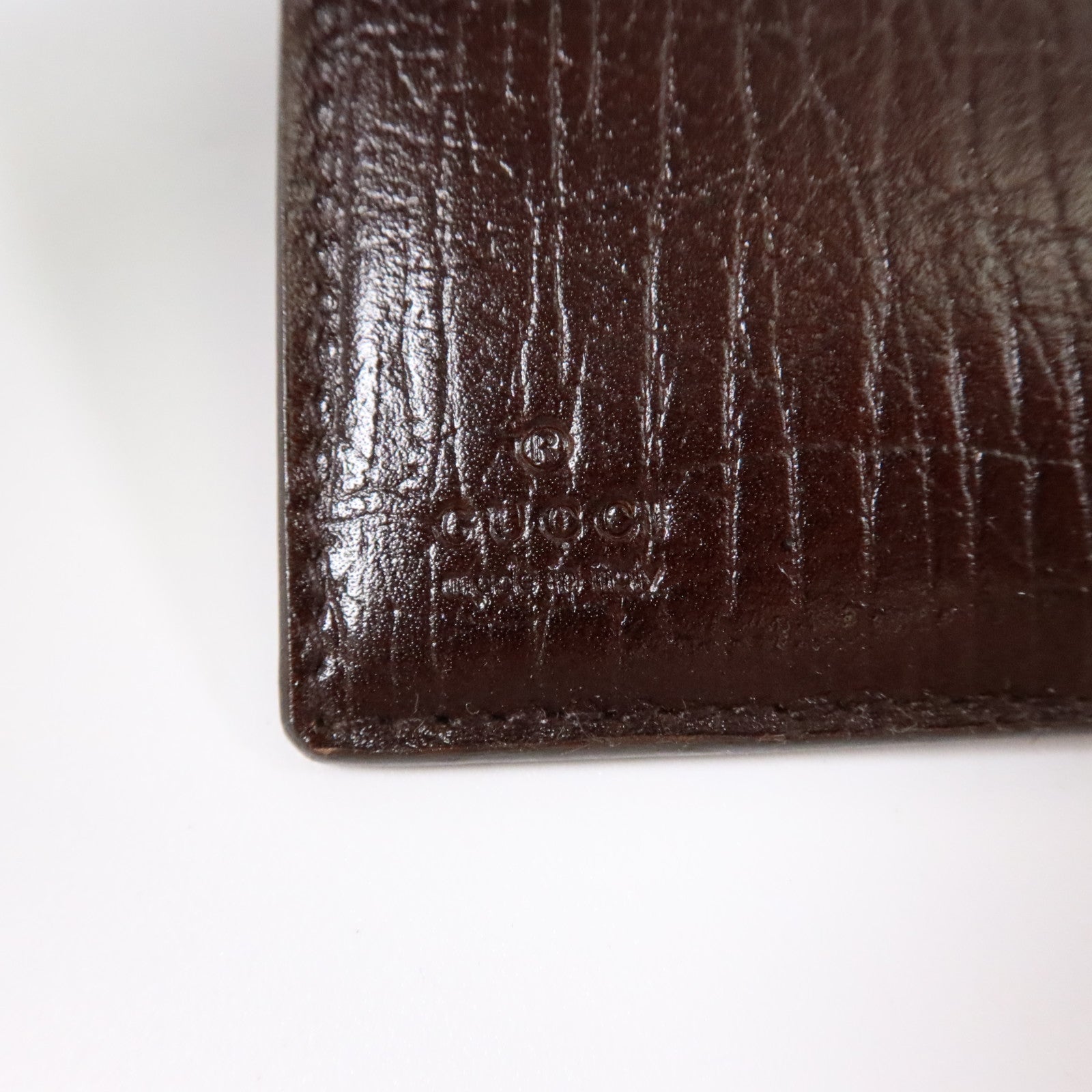 GUCCI 塗層帆布Wallet銀扣錢包