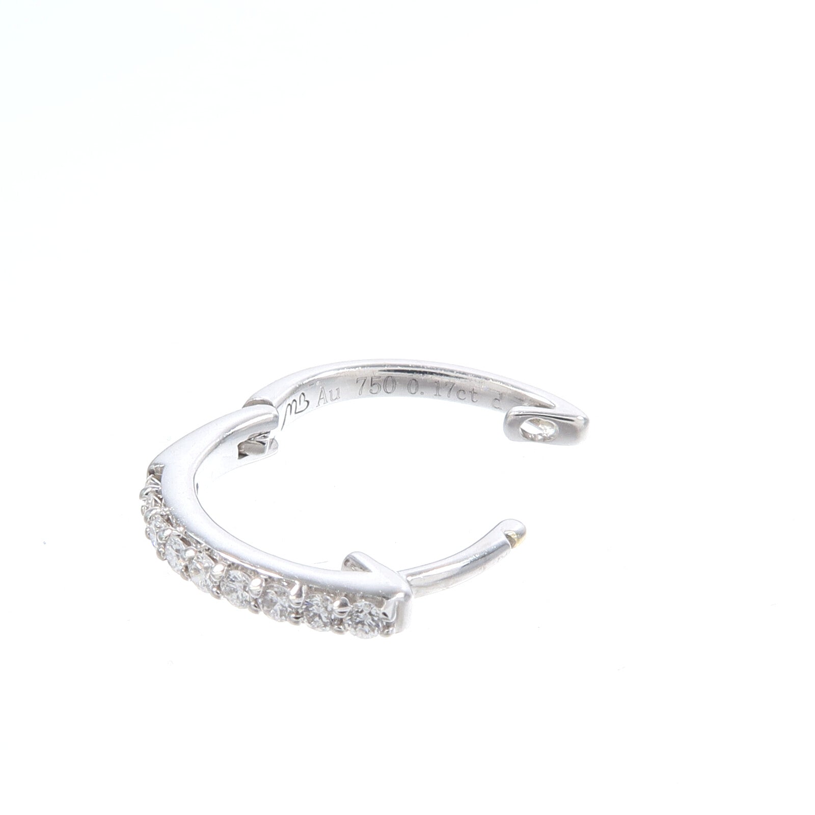 JEWELRY 18K白金Diamond Earrings鑽石耳環
