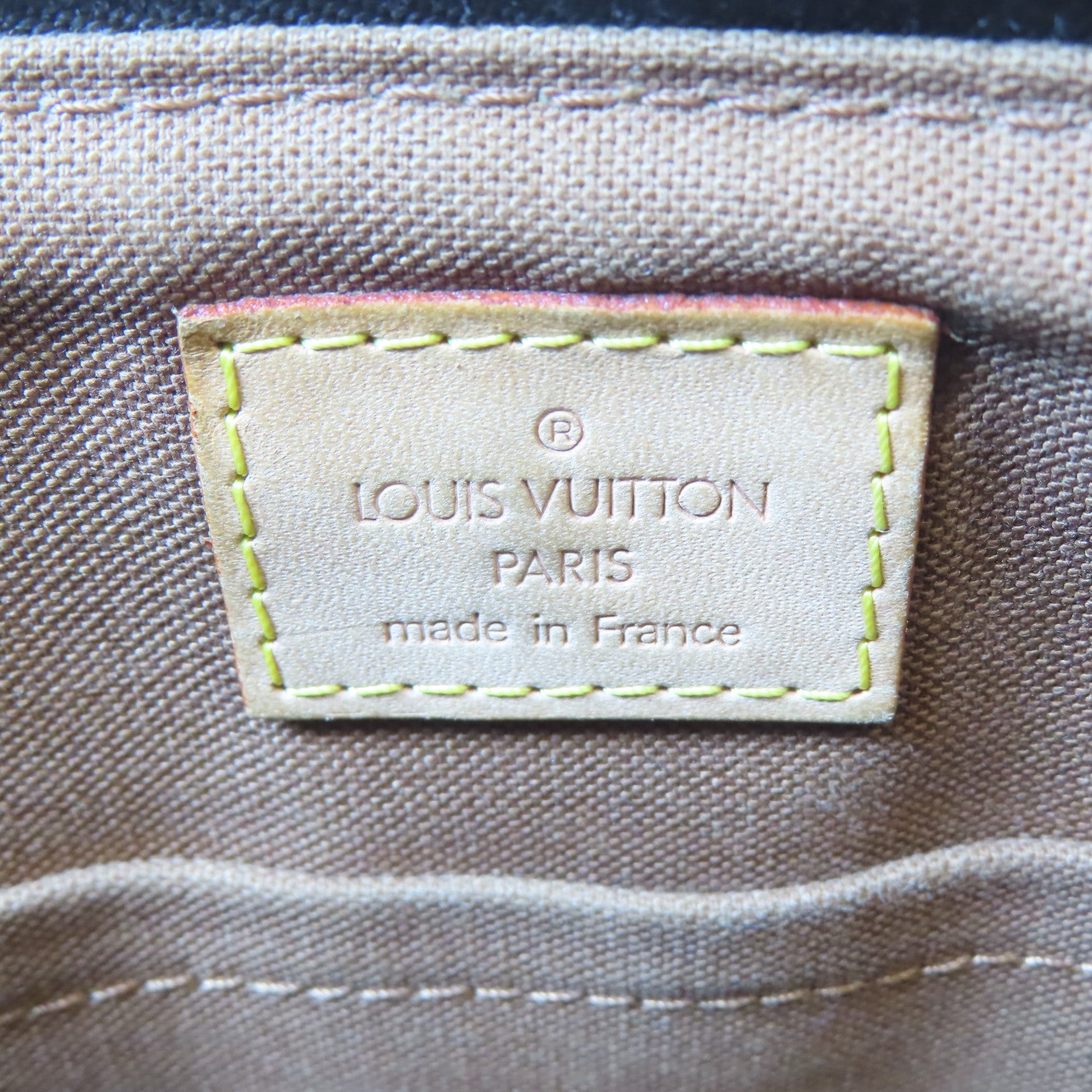 LOUIS VUITTON Monogram Palermo PM金扣手挽肩背兩用袋棕色