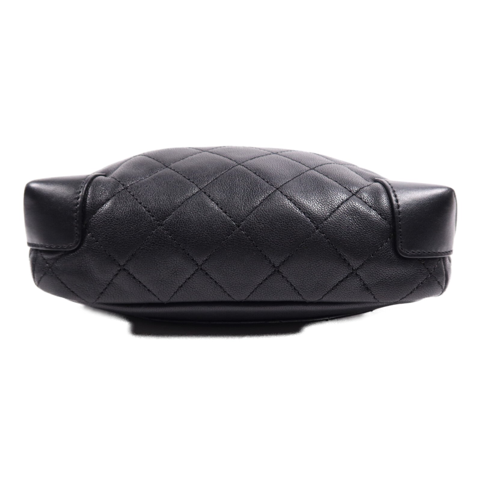 CHANEL 羊皮皮革Chain Shoulder Bag銀扣鏈帶肩背袋