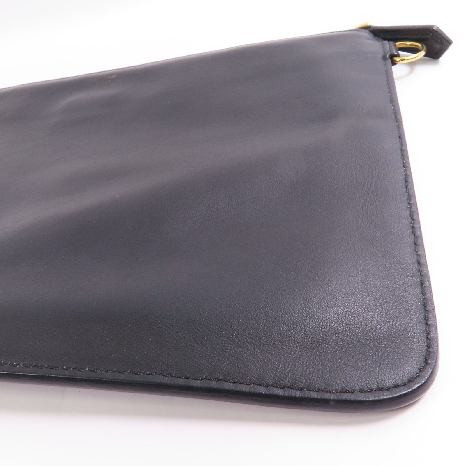 FENDI 牛皮皮革Clutch金扣手拿包