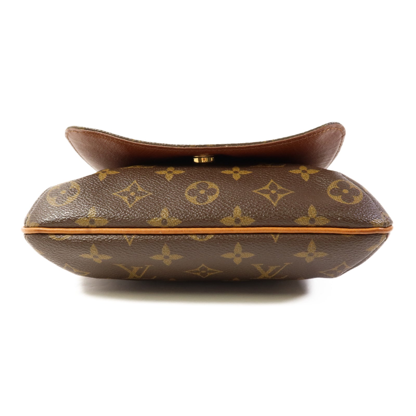 LOUIS VUITTON Monogram Musette Salsa金扣肩背袋棕色