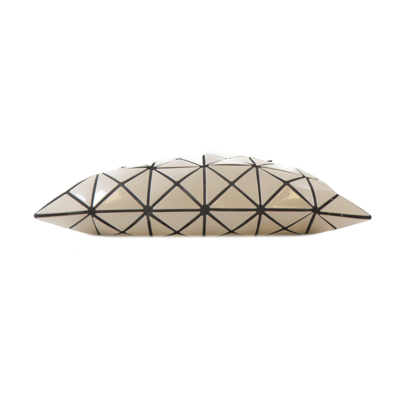 ISSEY MIYAKE PVC Bao Bao Tote Bag銀扣手挽袋米色