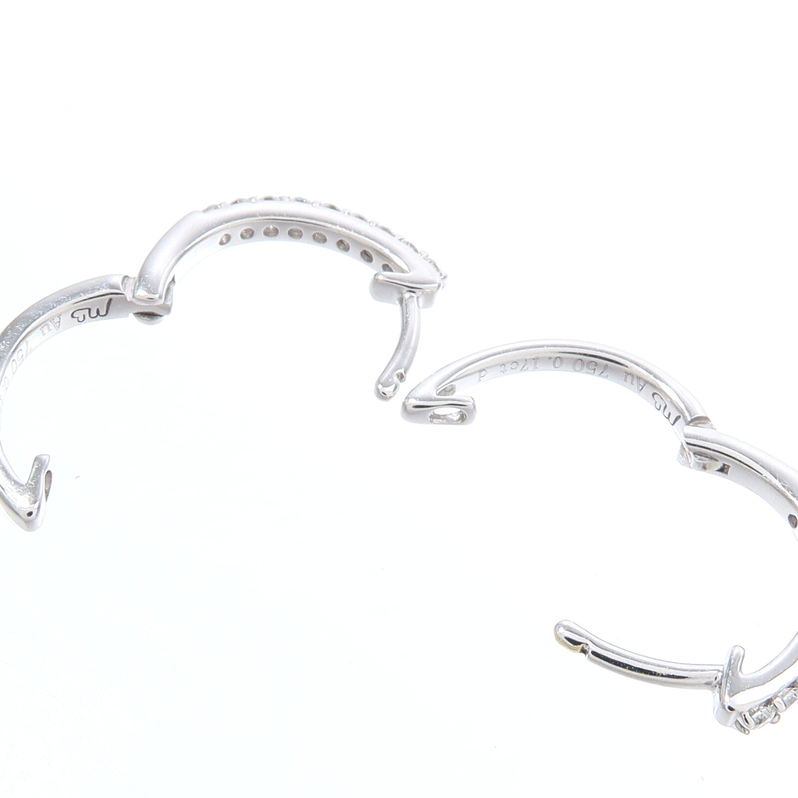 JEWELRY 18K白金Diamond Earrings鑽石耳環