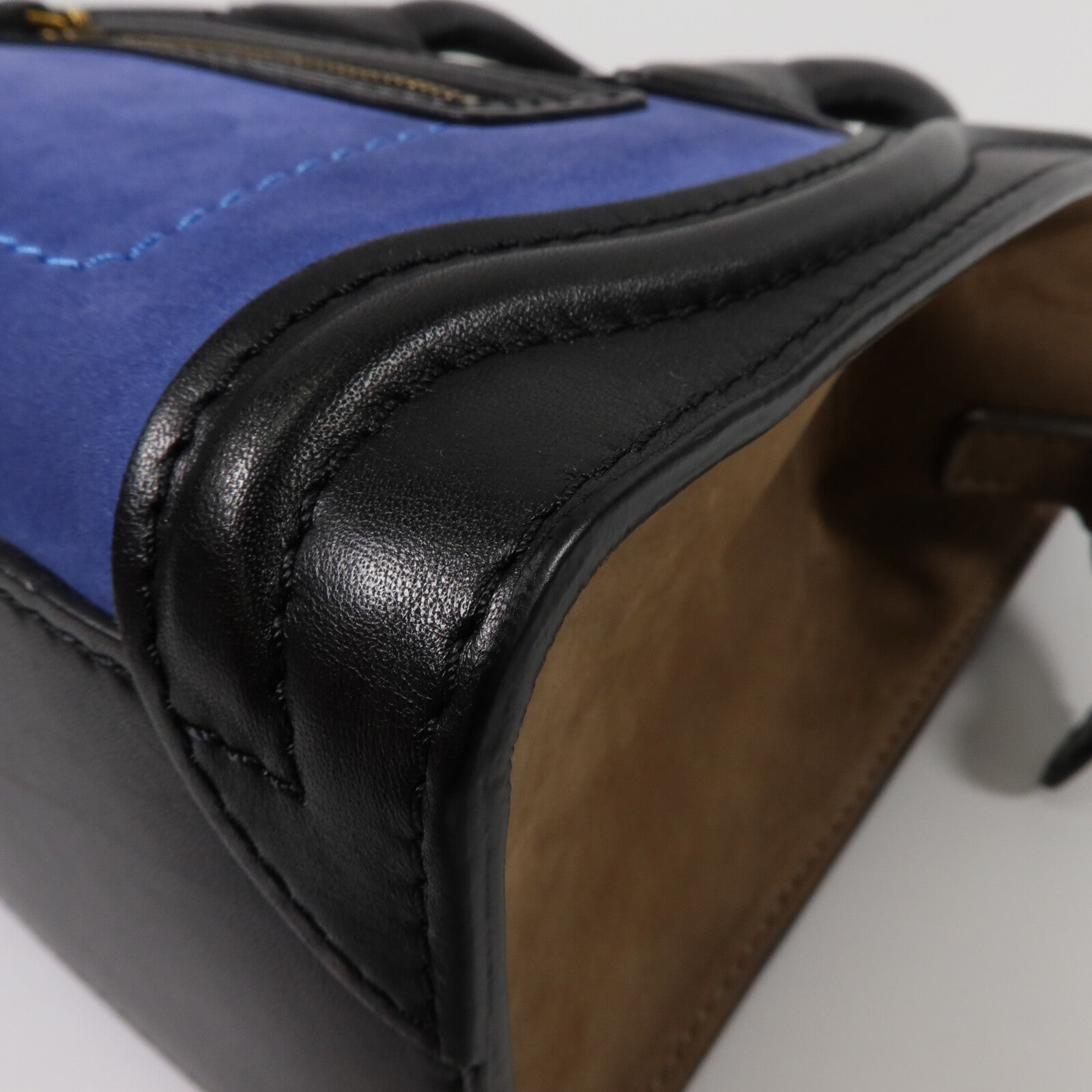 CELINE 牛皮皮革Nano Luggage手挽肩背兩用袋