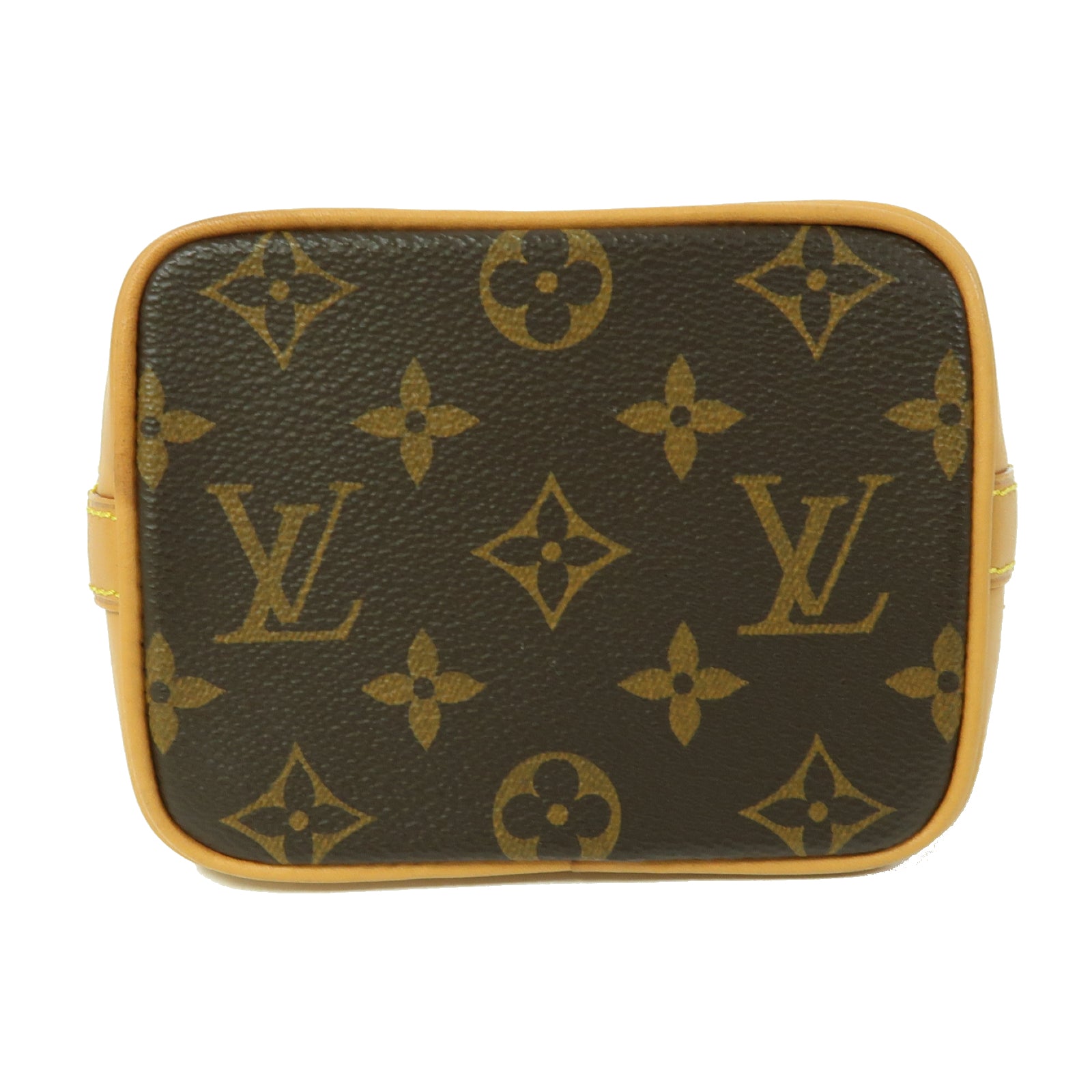 LOUIS VUITTON Monogram Nano Noe金扣手挽肩背兩用袋啡色