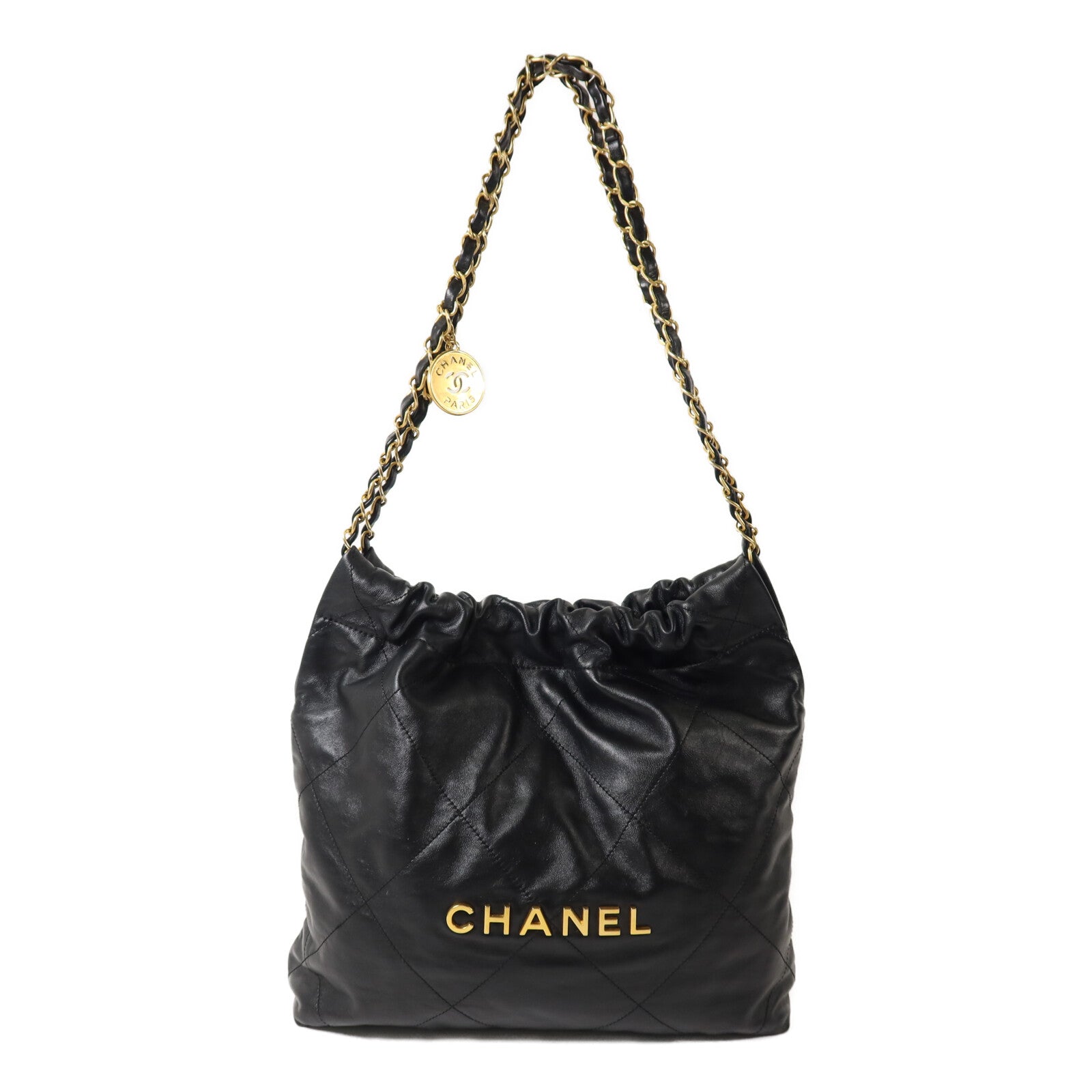 CHANEL 羊皮皮革Chanel 22 Small鏈帶肩背袋