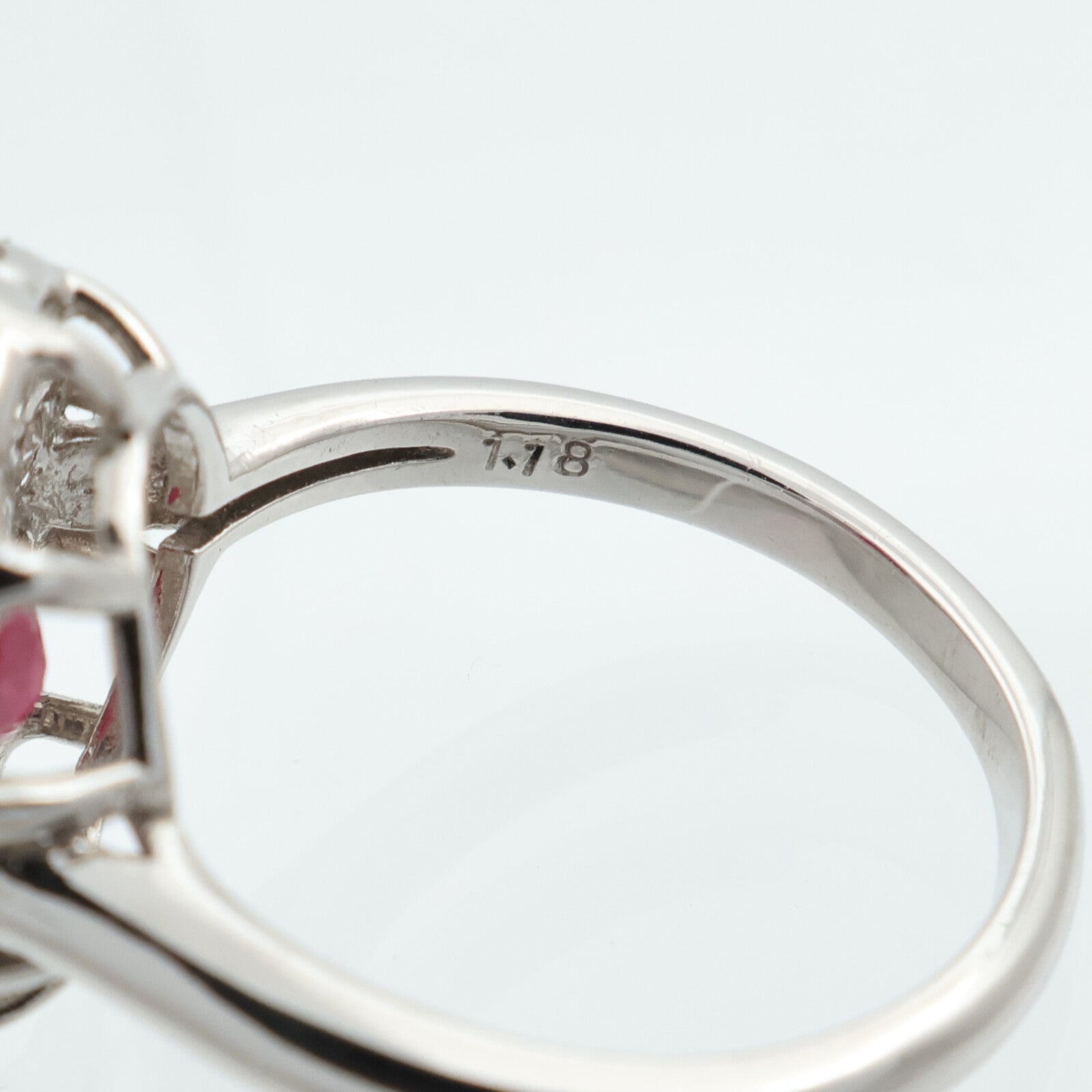 JEWELRY PT950鉑金/紅寶石Ruby鑽石戒指