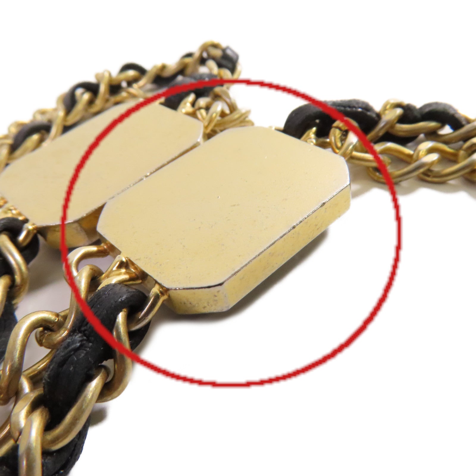 CHANEL 菱格羊皮皮革WOC Wallet On Chain Shoulder Bag金扣鏈帶肩背袋黑色