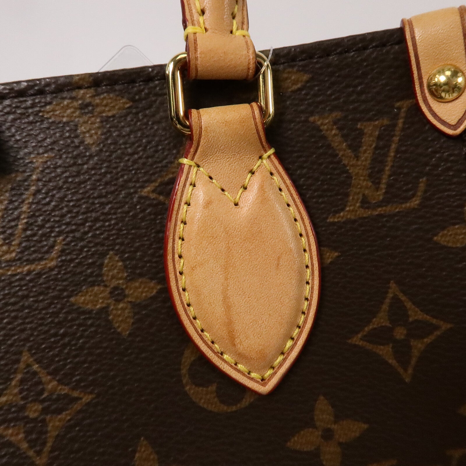 LOUIS VUITTON Monogram Sac Plat BB金扣手挽肩背兩用袋