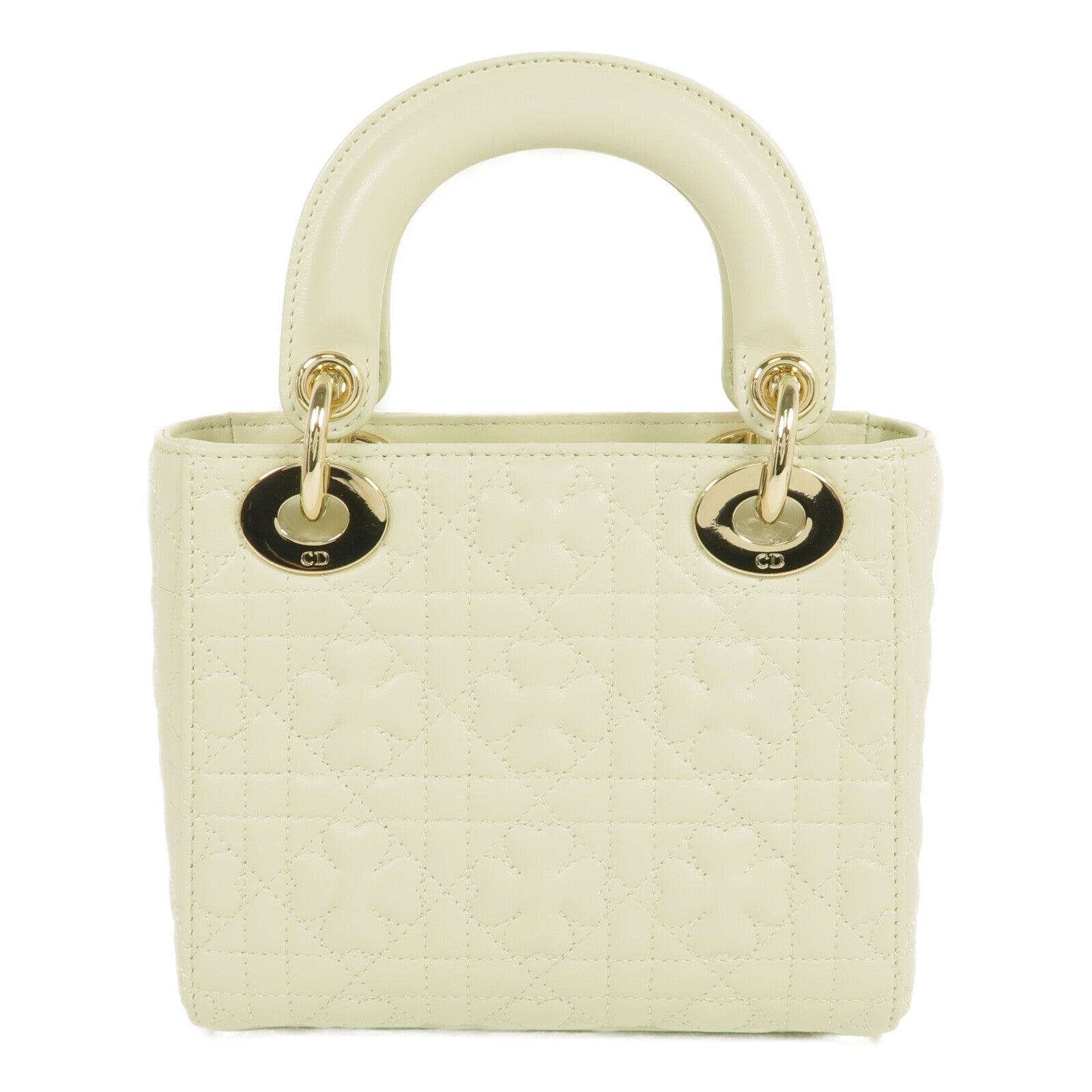 Dior 羊皮皮革Mini Lady Dior Bag金扣鏈帶肩背袋