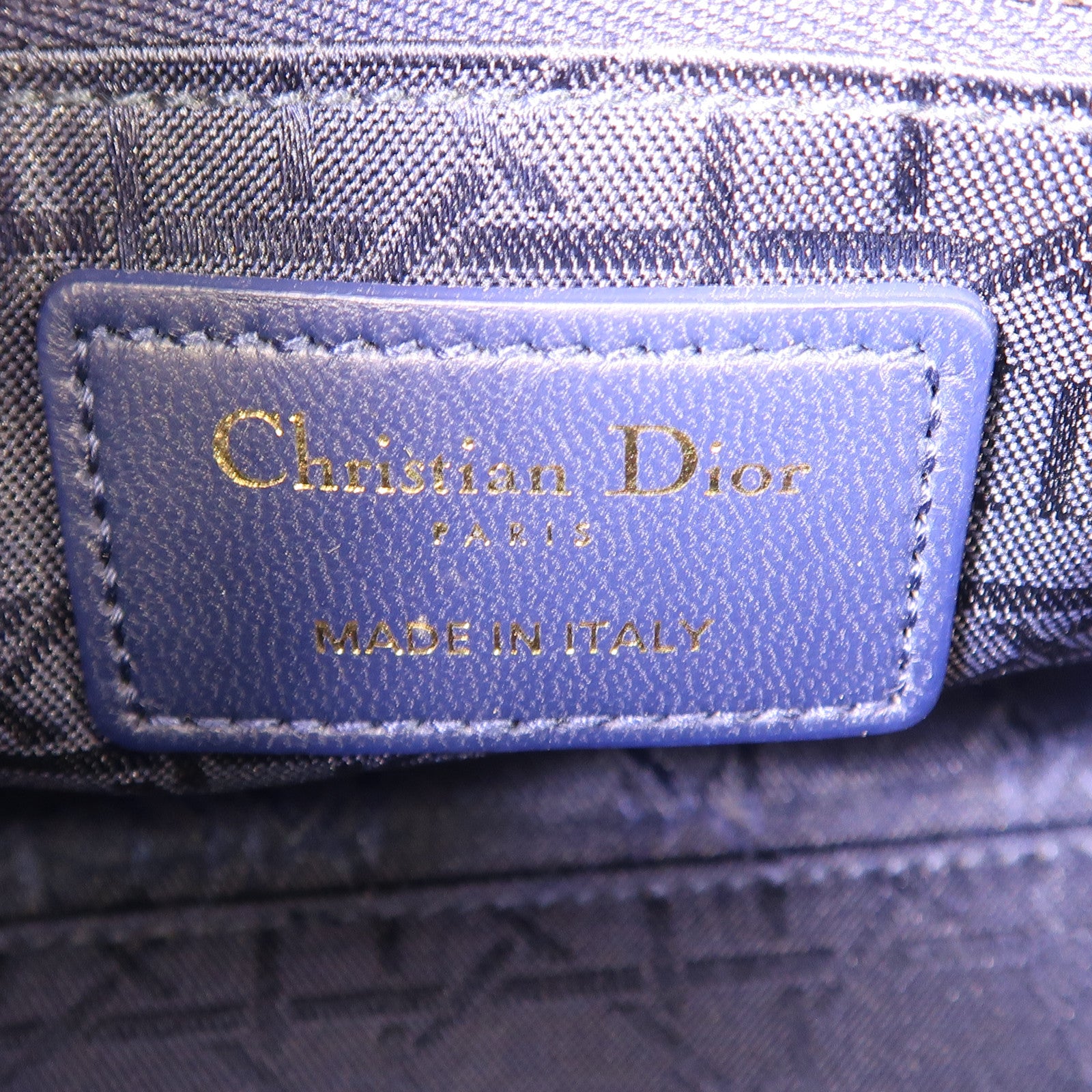 Dior 皮革Lady Dior金扣手挽肩背兩用袋