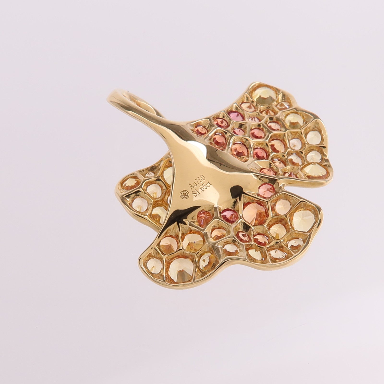 JEWELRY 18K黃金Pink Sapphire粉紅藍寶石吊墜